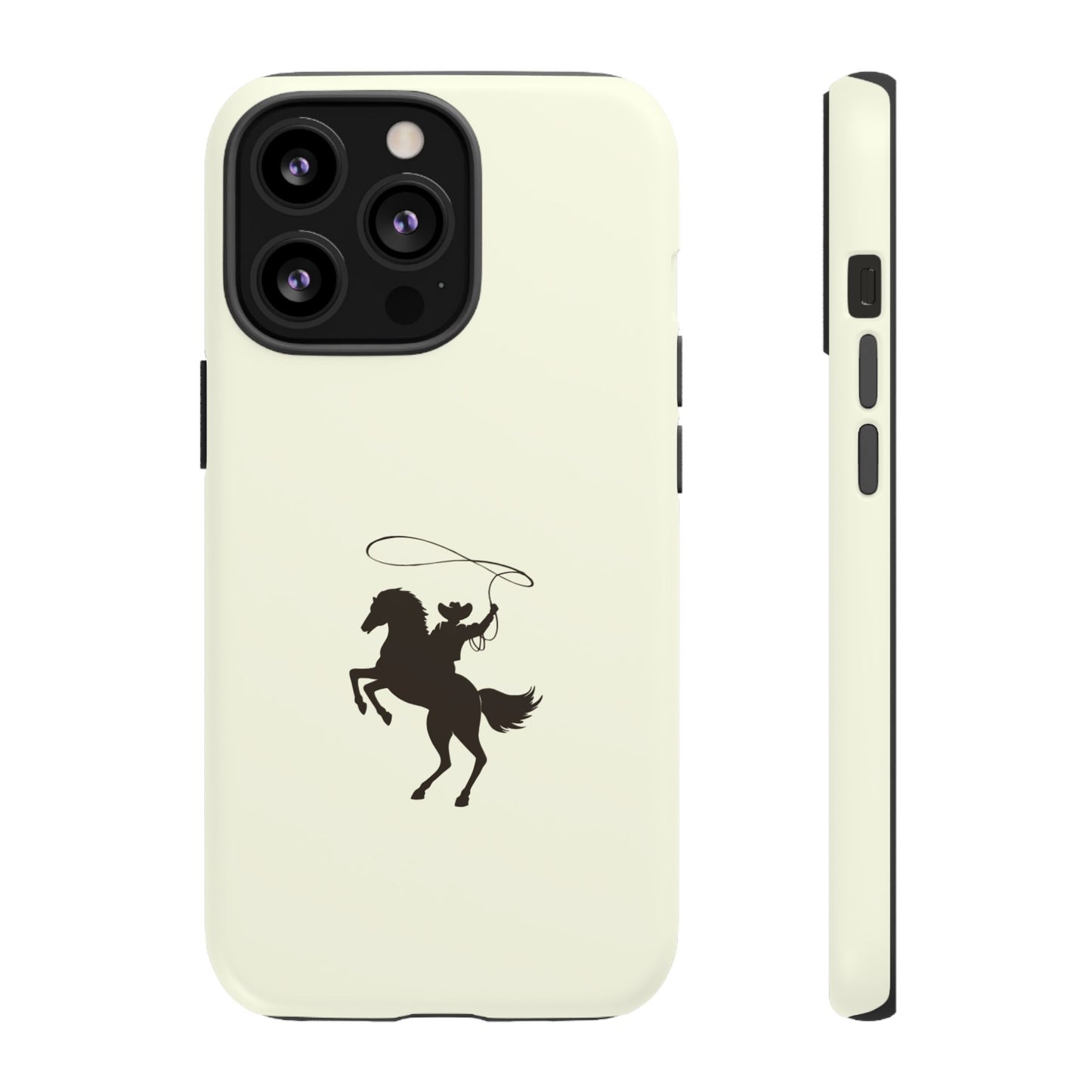 iPHONE Western Horse Rider Phone Case l Durable Phone Cover, Cowboy Style, Tough Case