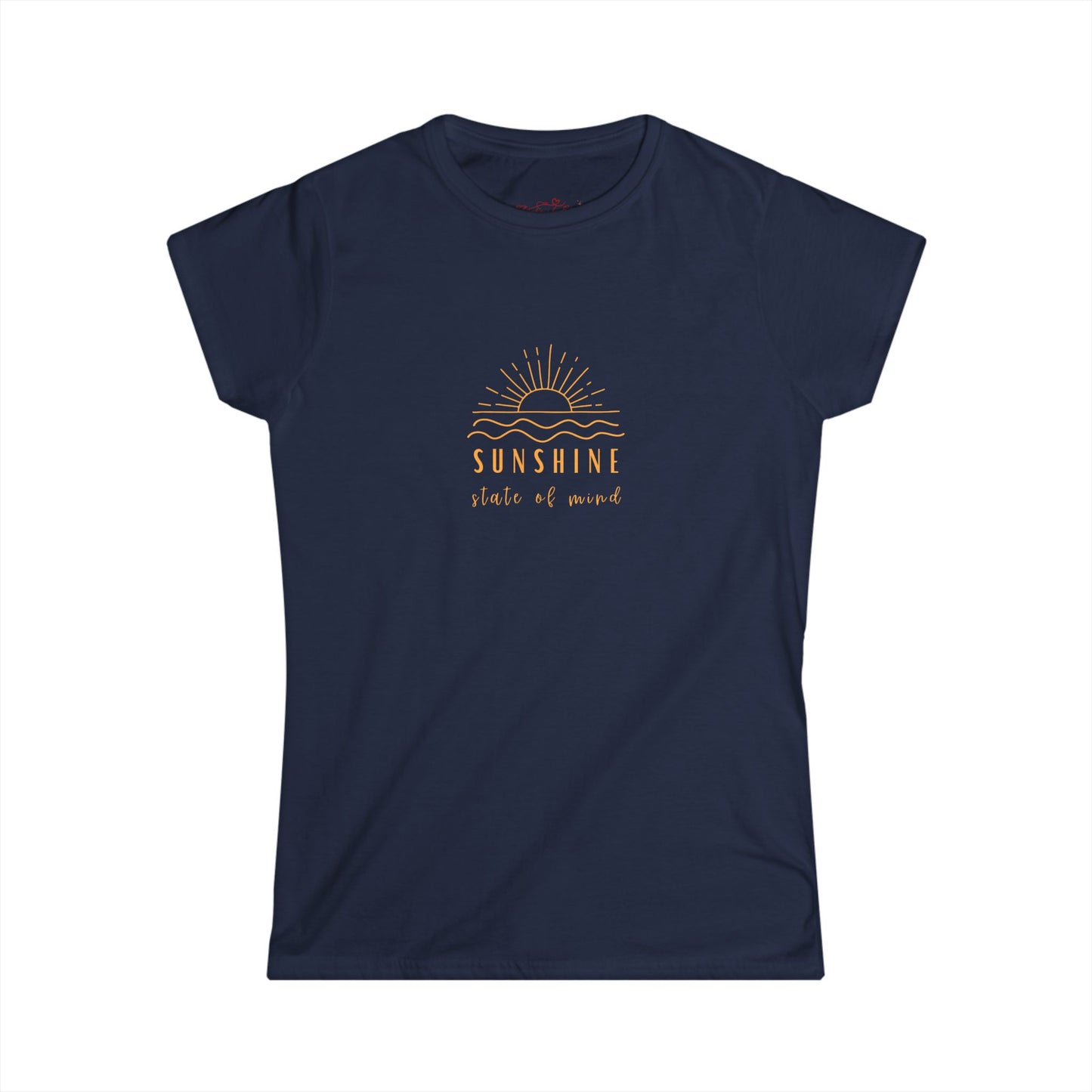 Sunshine Women's Softstyle Tee - Bright and Cheerful Top for Summer Days