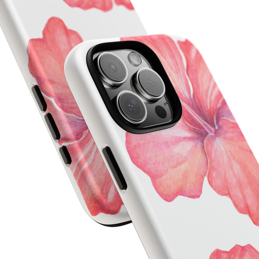 iPHONE Hibiscus Tough Case l Summer Vibe Mobile Case