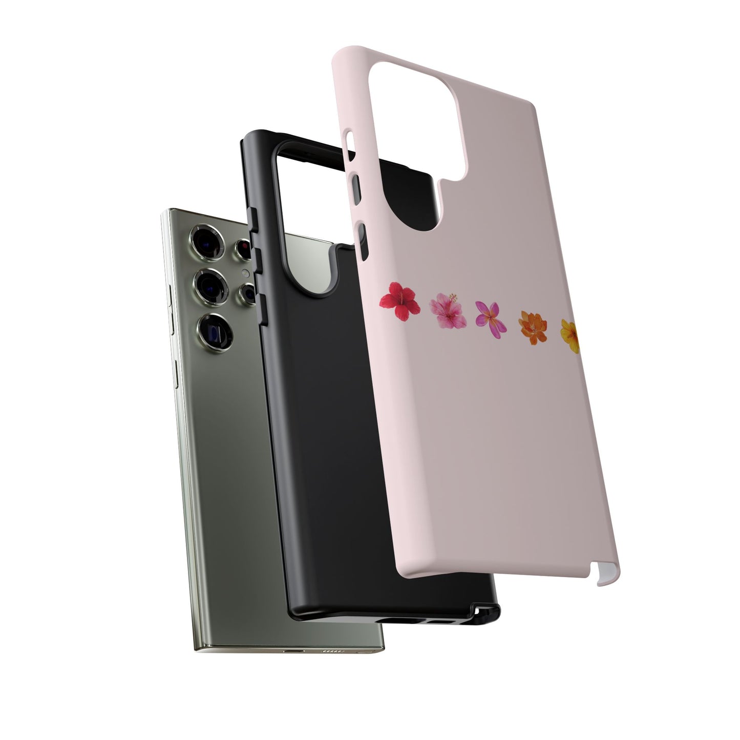 SAMSUNG Flower-Patterned Phone Case l Tough Cases for Women