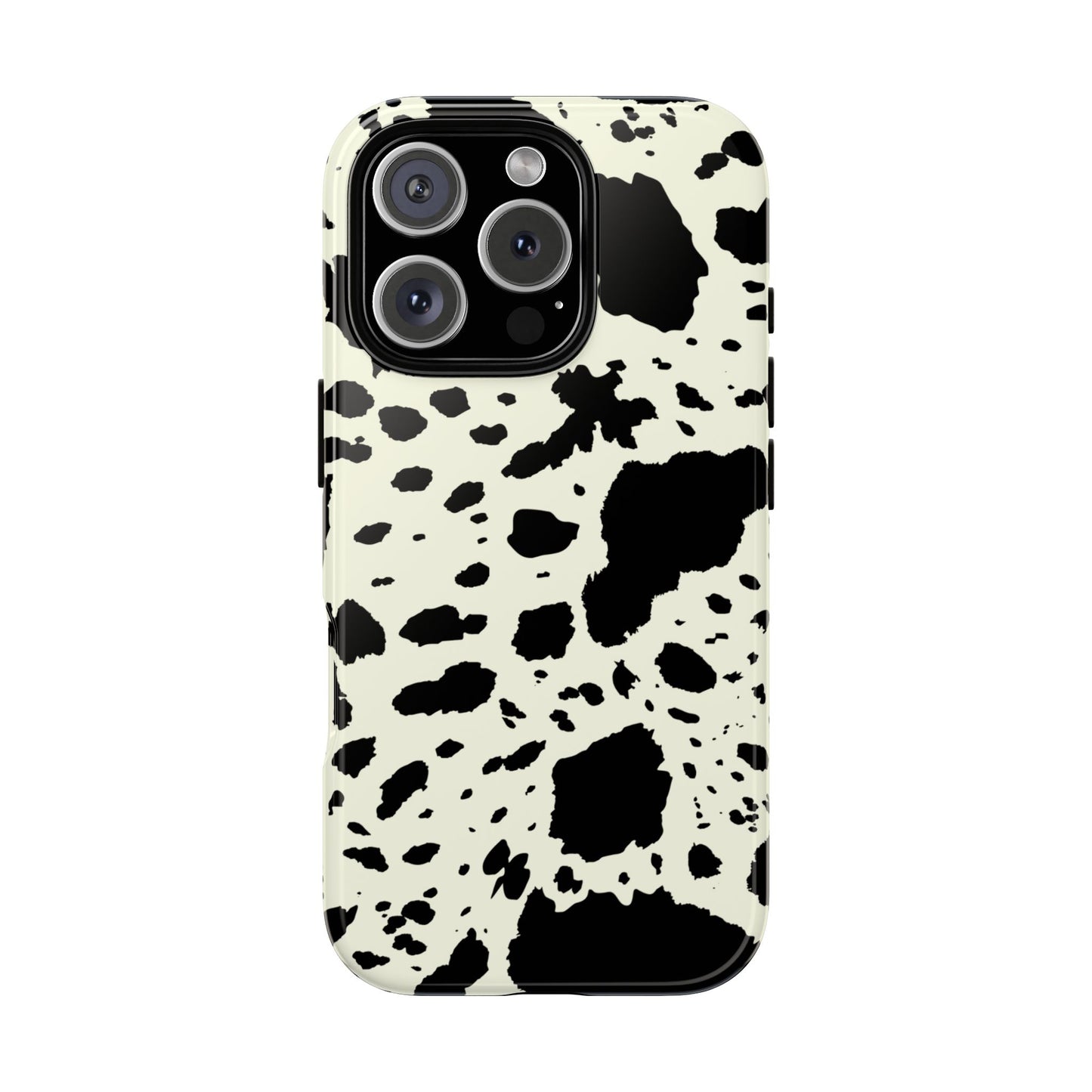 iPHONE Cow Print Tough Phone Cases l Durable Protection