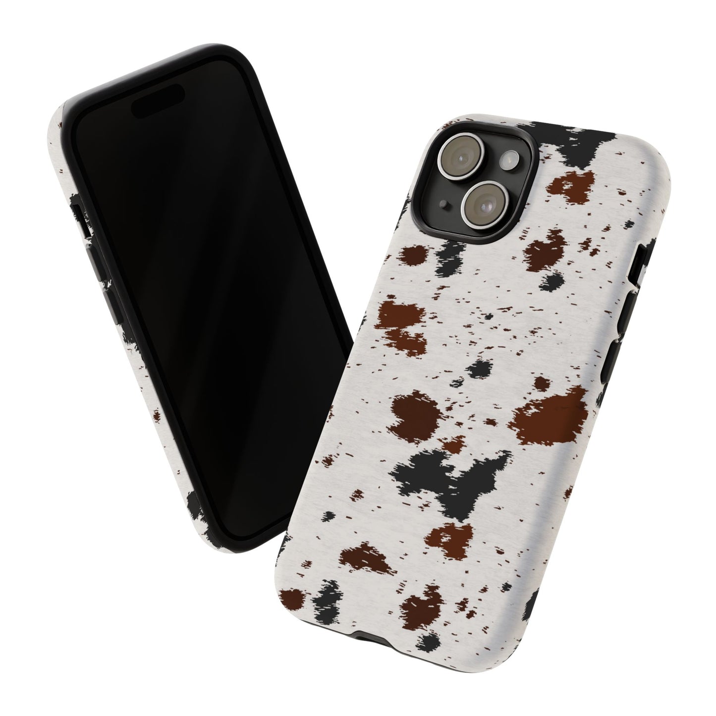 iPHONE Cow Print Tough Phone Case l GIFT FOR HIM AND HER
