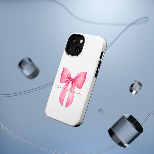 "God is Within Her" Inspirational Design - Impact-Resistant Phone Case
