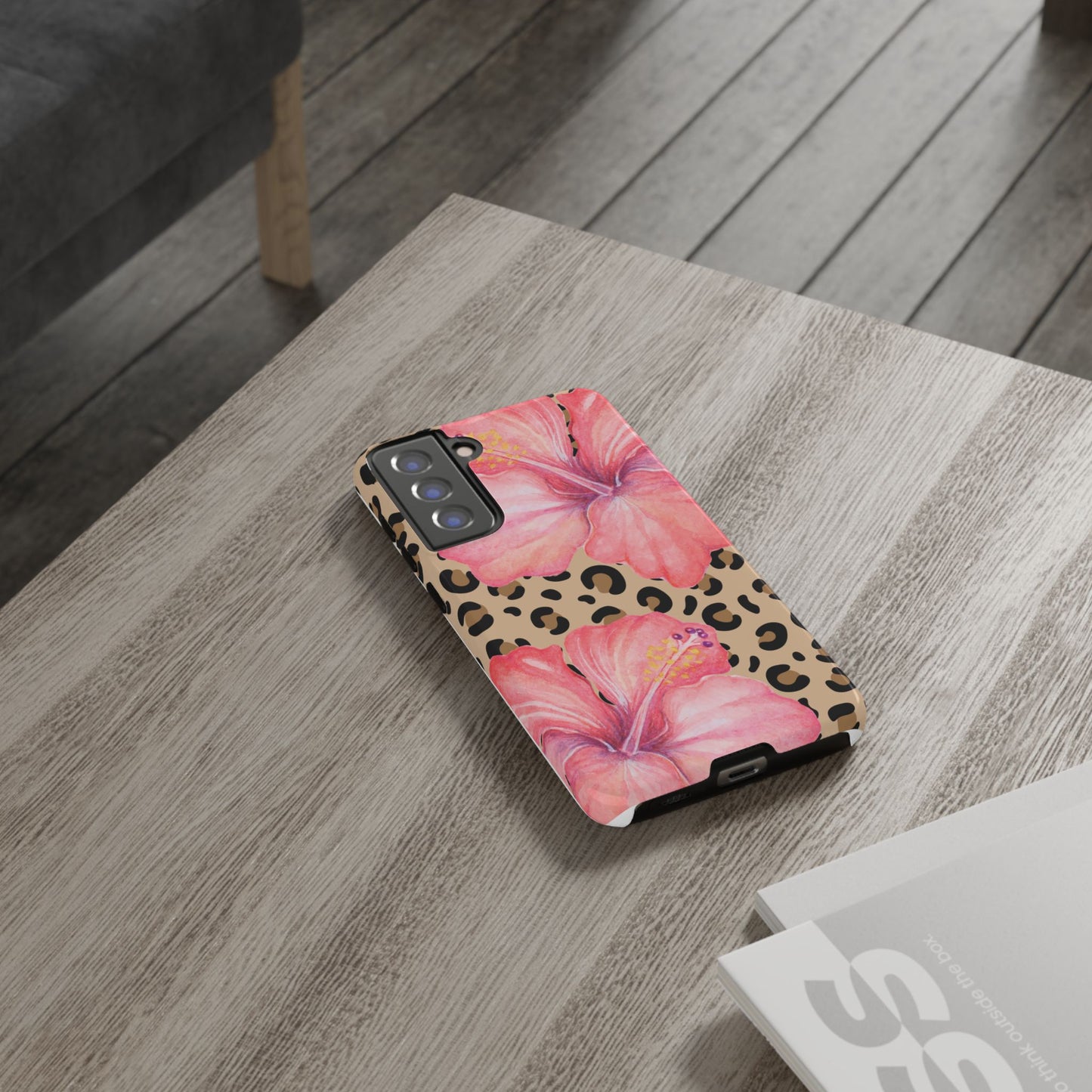 Leopard and Hibiscus SAMSUNG Tough Cases l Perfect for the Summer