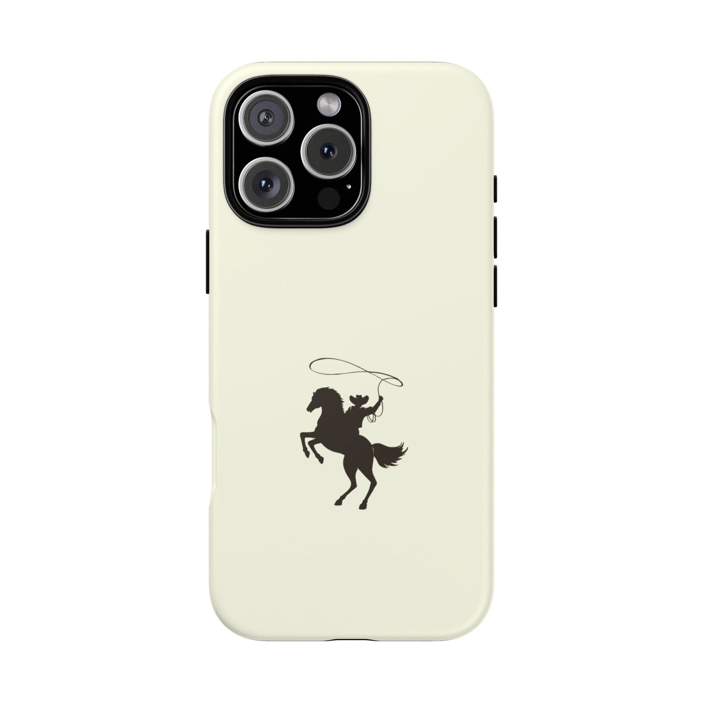 iPHONE Western Horse Rider Phone Case l Durable Phone Cover, Cowboy Style, Tough Case