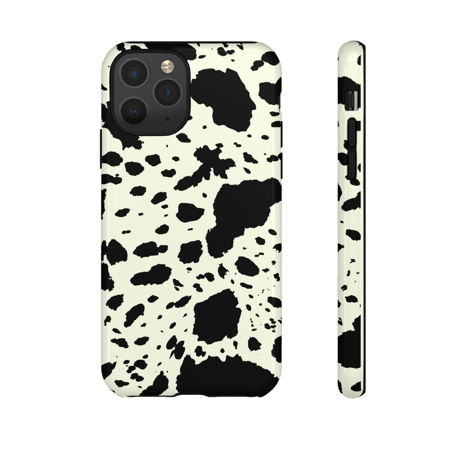 iPHONE Cow Print Tough Phone Cases l Durable Protection