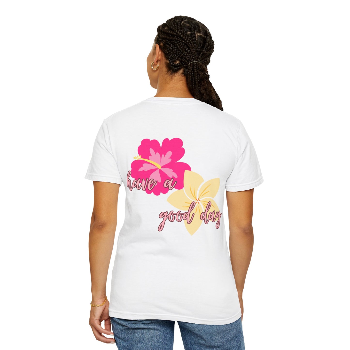 T-Shirt with Floral Print l Cheery Apparel for Summer, Casual Style