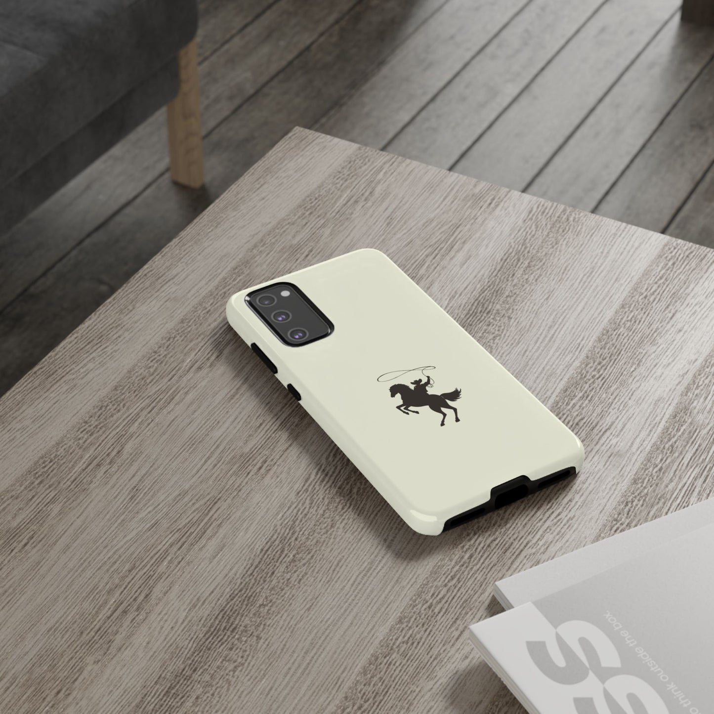 SAMSUNG Western Horse Rider Phone Case l Durable Phone Cover, Cowboy Style, Tough Case