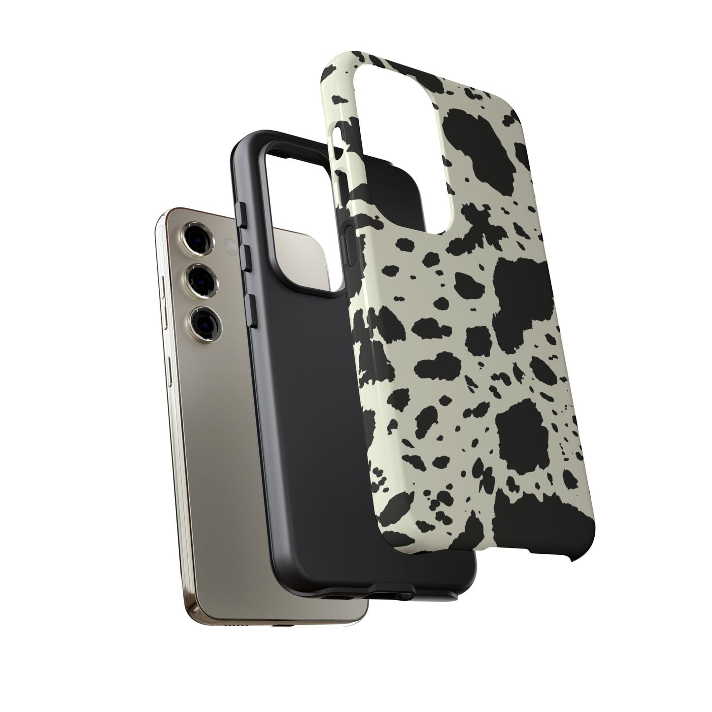 SAMSUNG Cow Print Tough Phone Cases l Durable Protection
