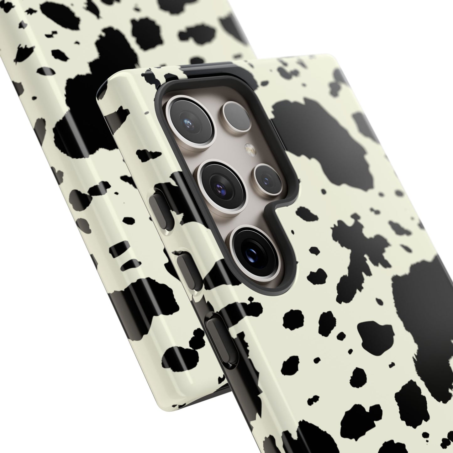 SAMSUNG Cow Print Tough Phone Cases l Durable Protection