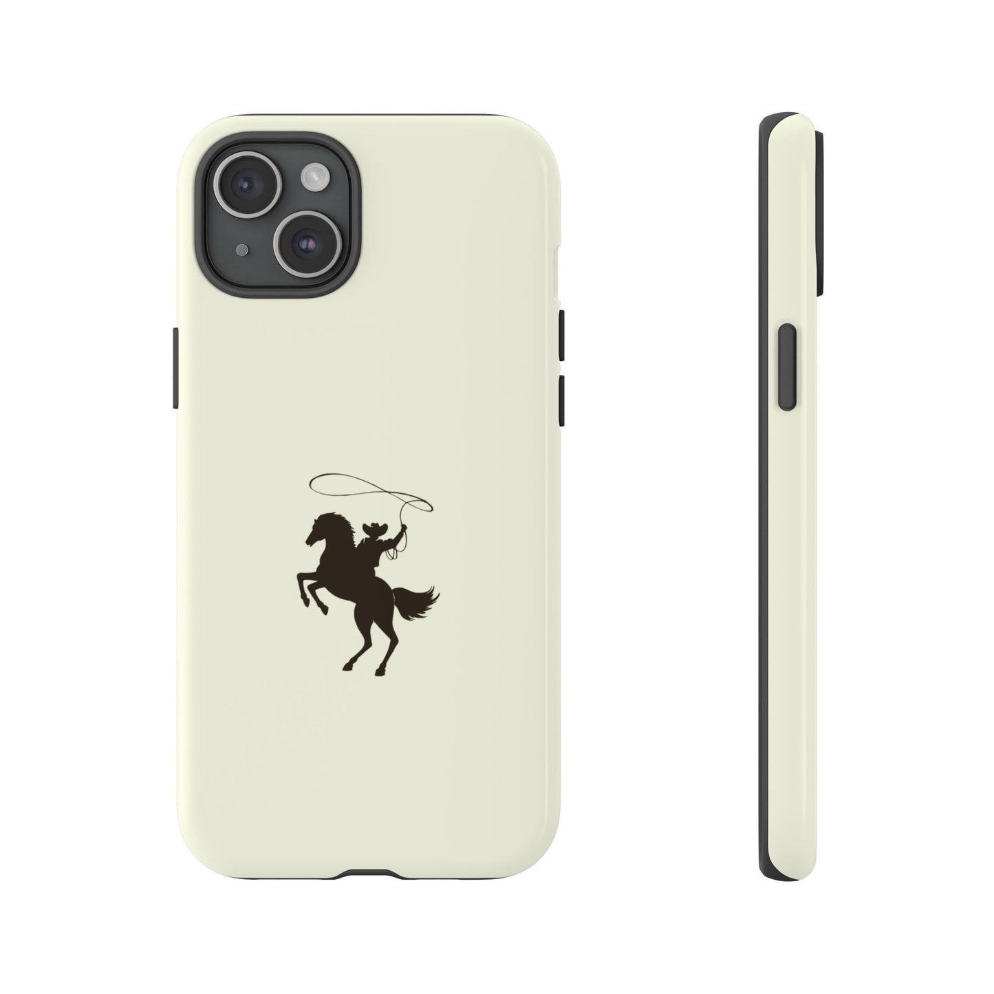 iPHONE Western Horse Rider Phone Case l Durable Phone Cover, Cowboy Style, Tough Case
