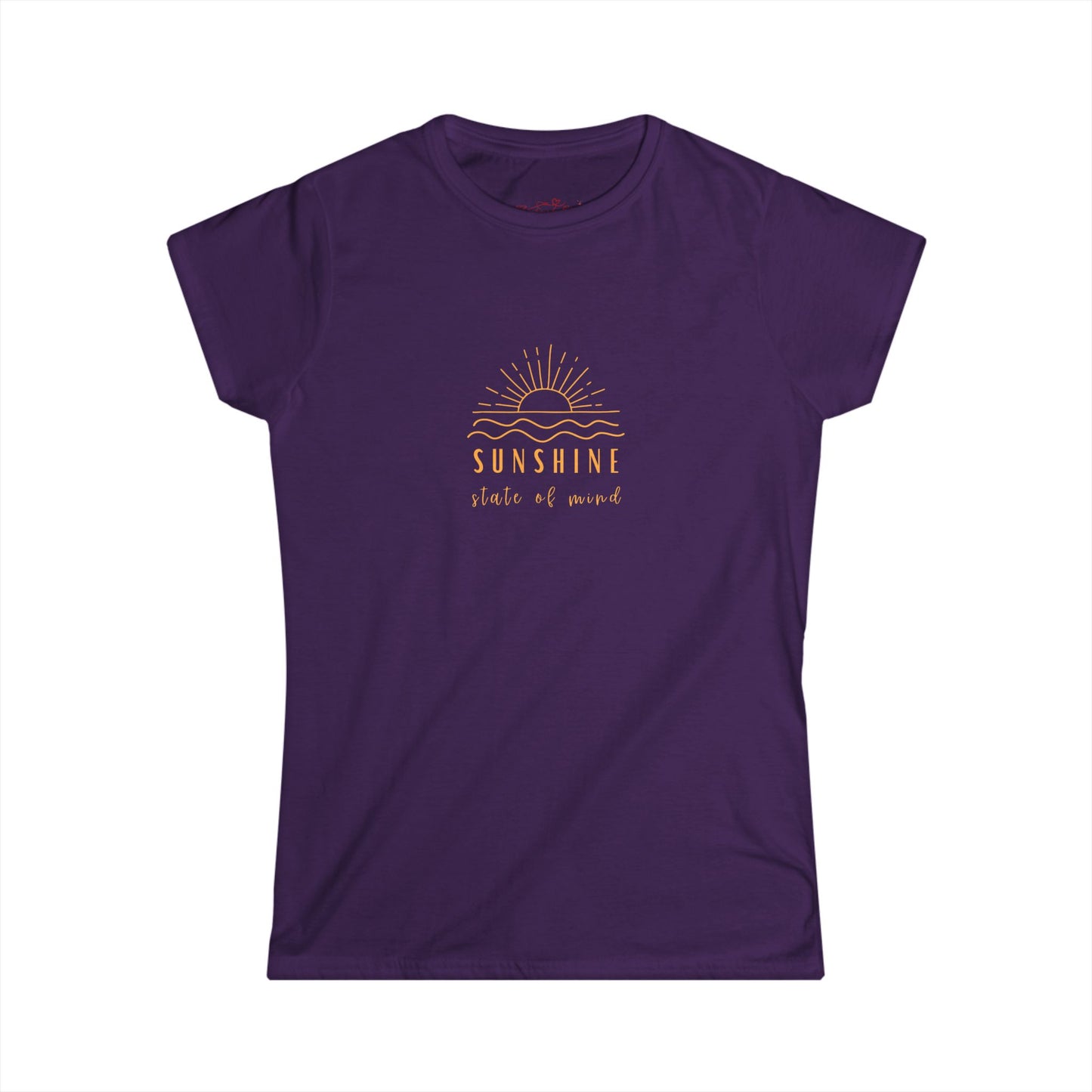 Sunshine Women's Softstyle Tee - Bright and Cheerful Top for Summer Days