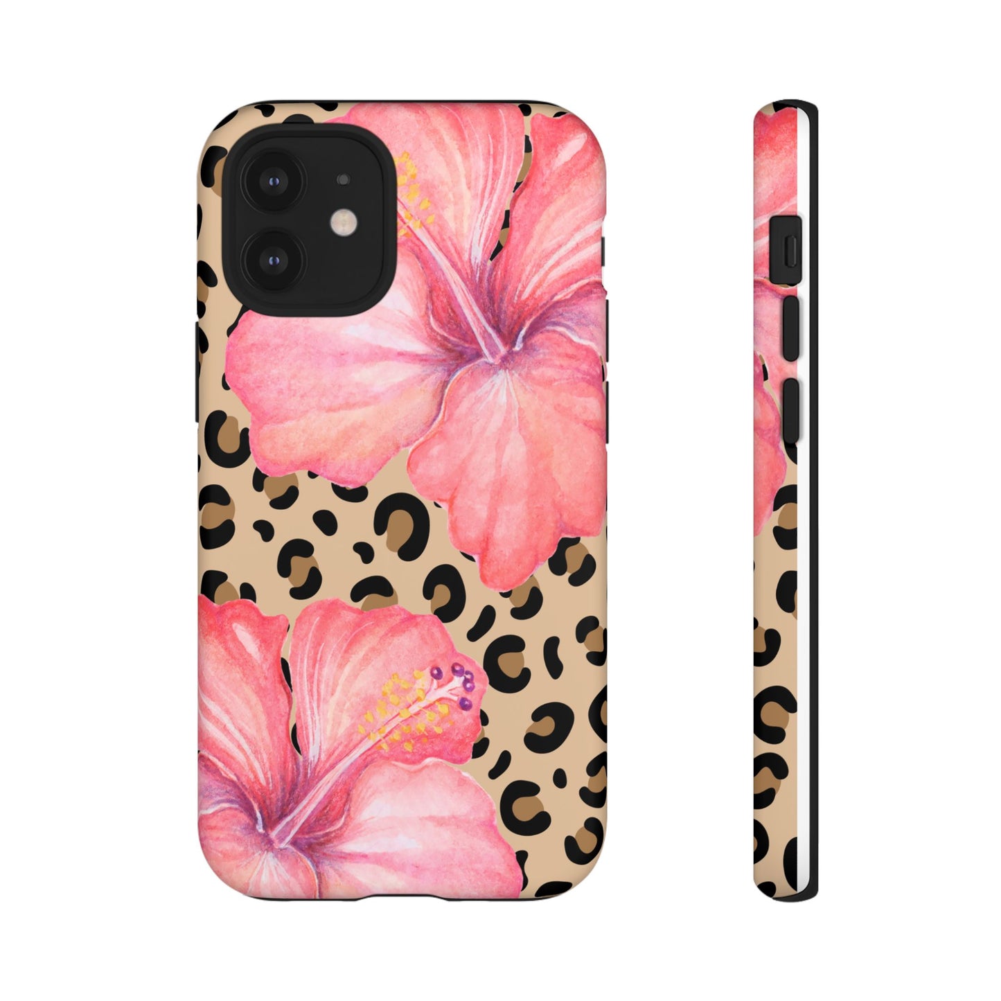 Leopard and Hibiscus iPHONE Tough Cases l Perfect for the Summer
