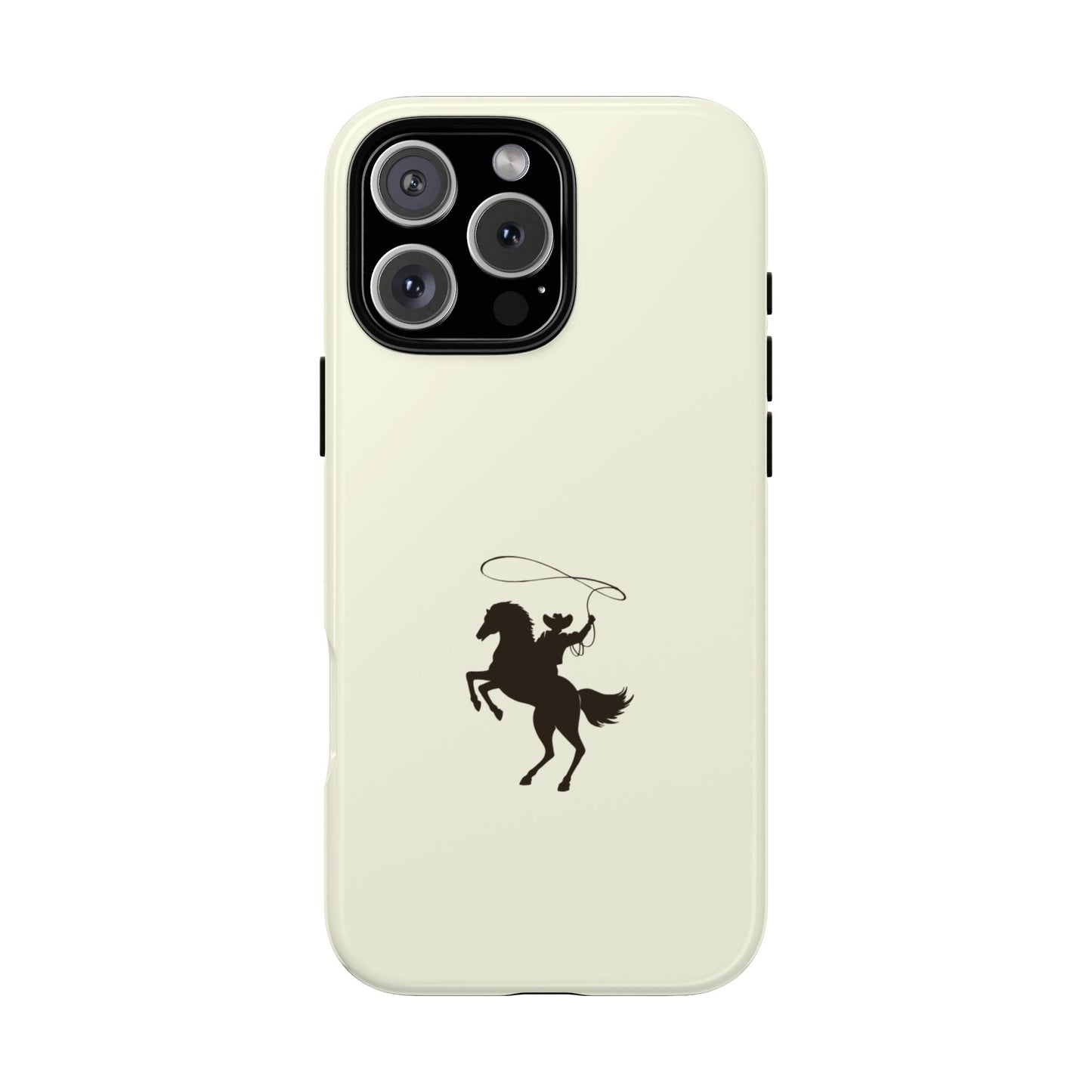 iPHONE Western Horse Rider Phone Case l Durable Phone Cover, Cowboy Style, Tough Case