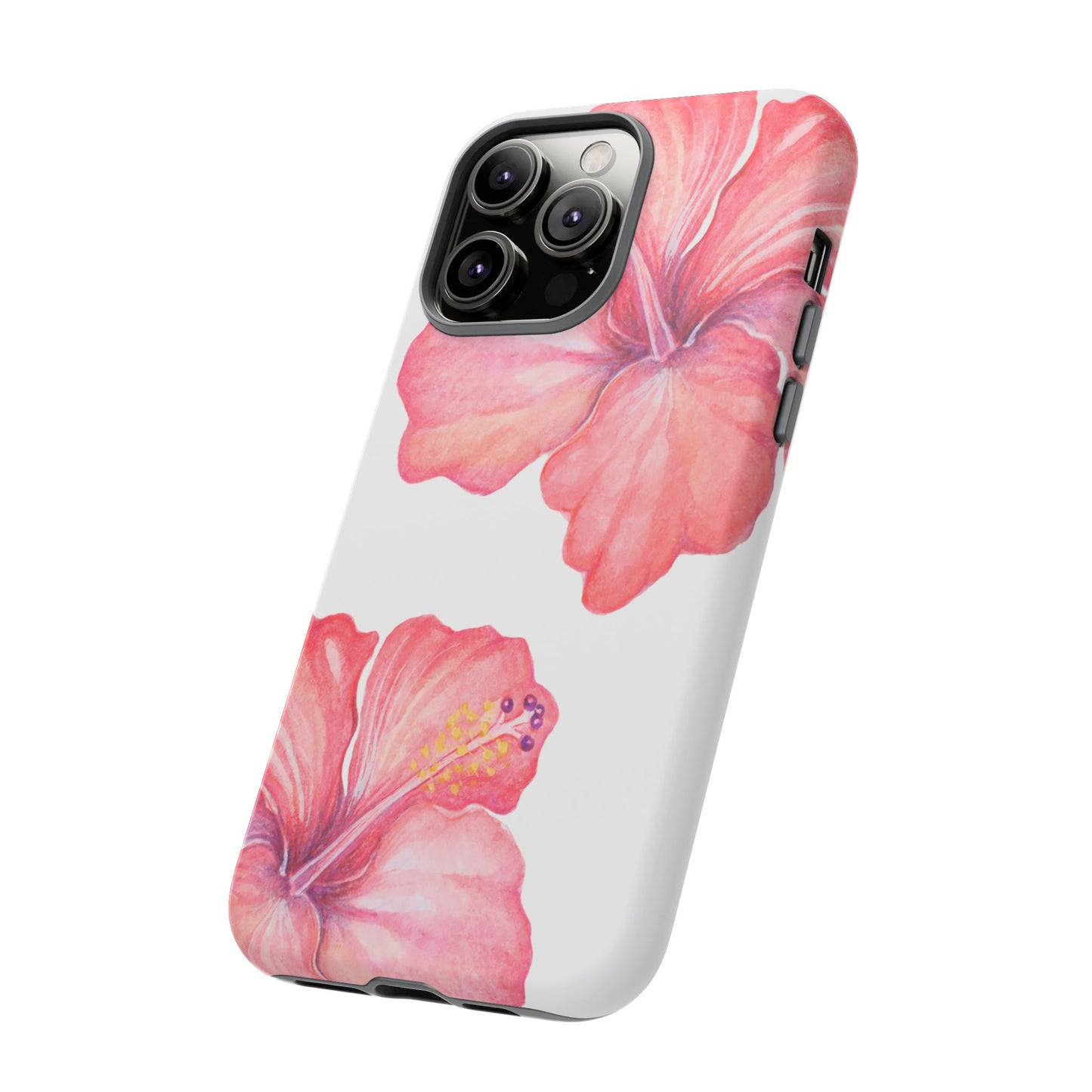 iPHONE Hibiscus Tough Case l Summer Vibe Mobile Case