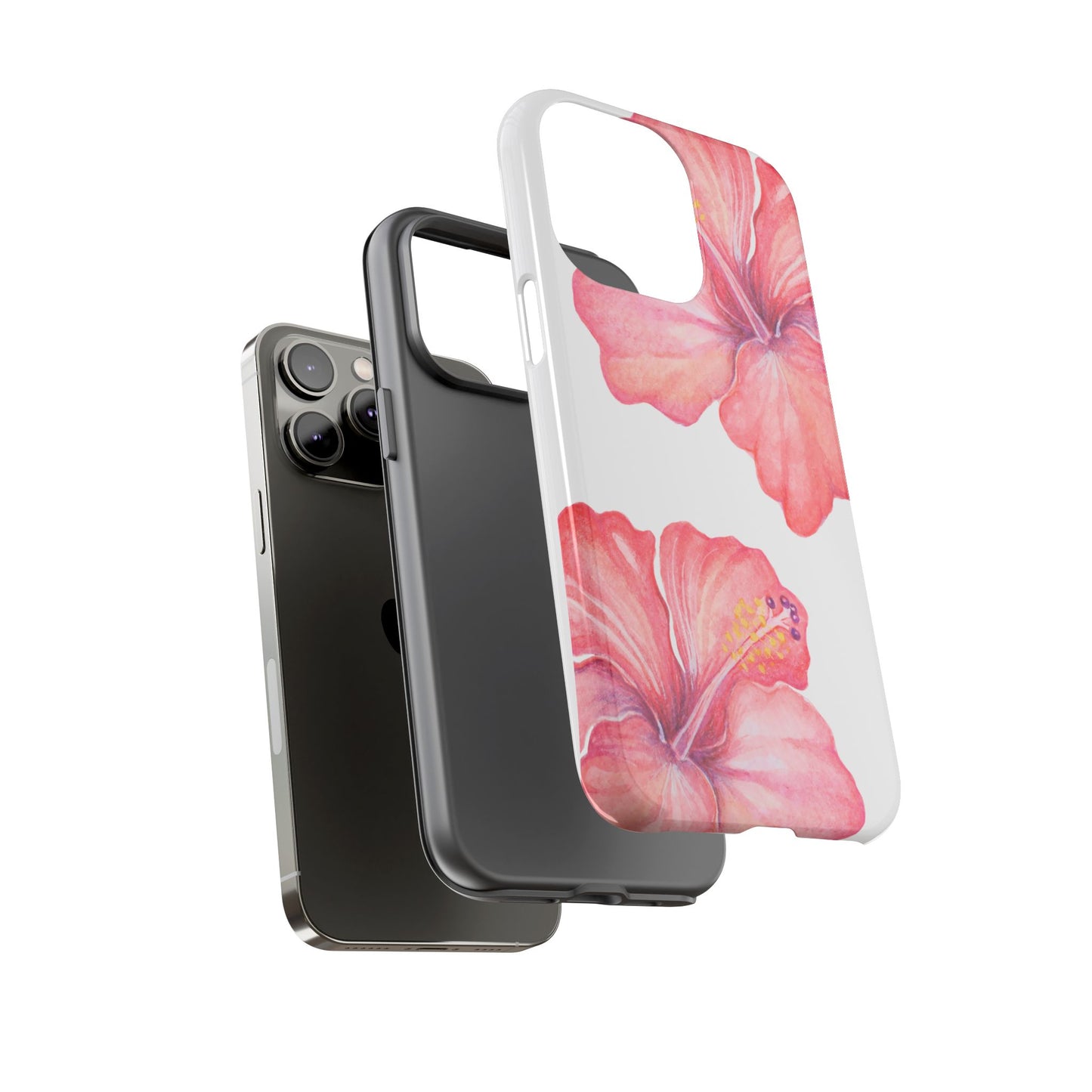 iPHONE Hibiscus Tough Case l Summer Vibe Mobile Case