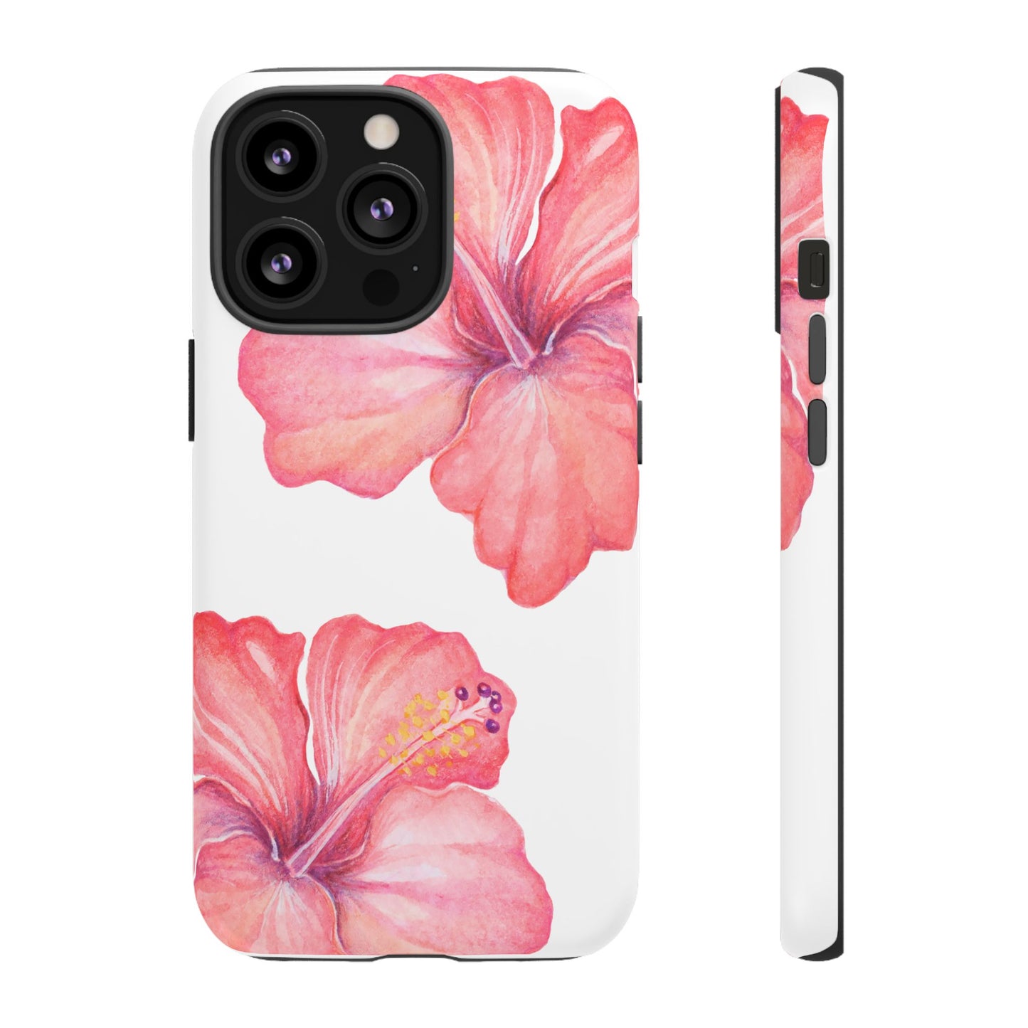 iPHONE Hibiscus Tough Case l Summer Vibe Mobile Case