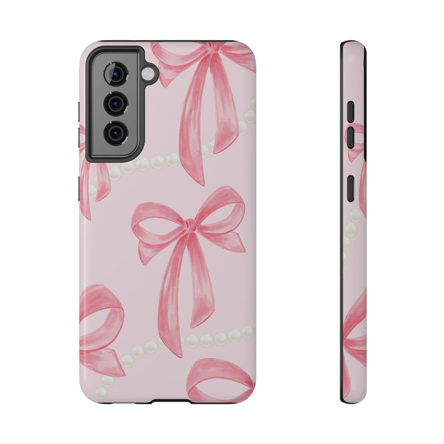 Chic Cute Bow Pink Phone Case - Impact Phone Case