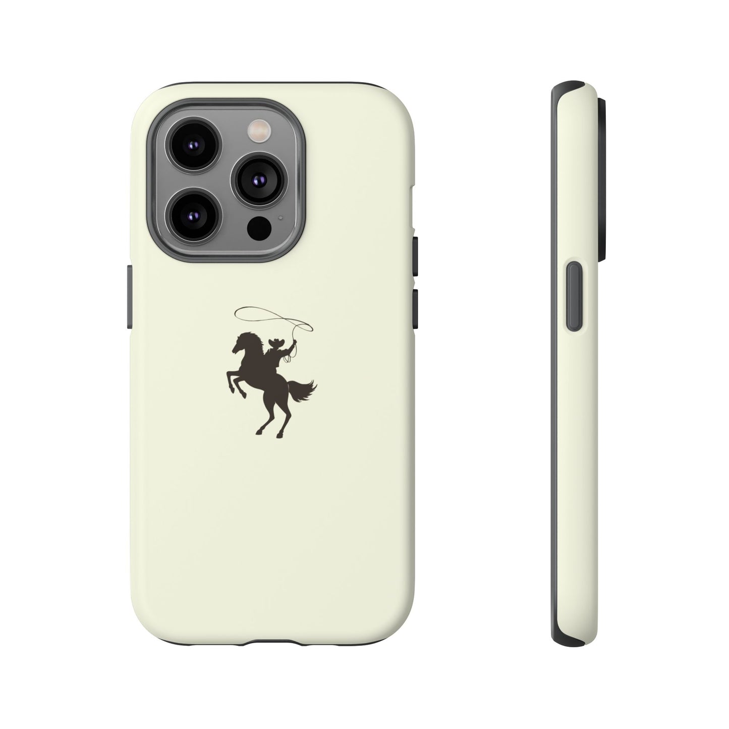 iPHONE Western Horse Rider Phone Case l Durable Phone Cover, Cowboy Style, Tough Case