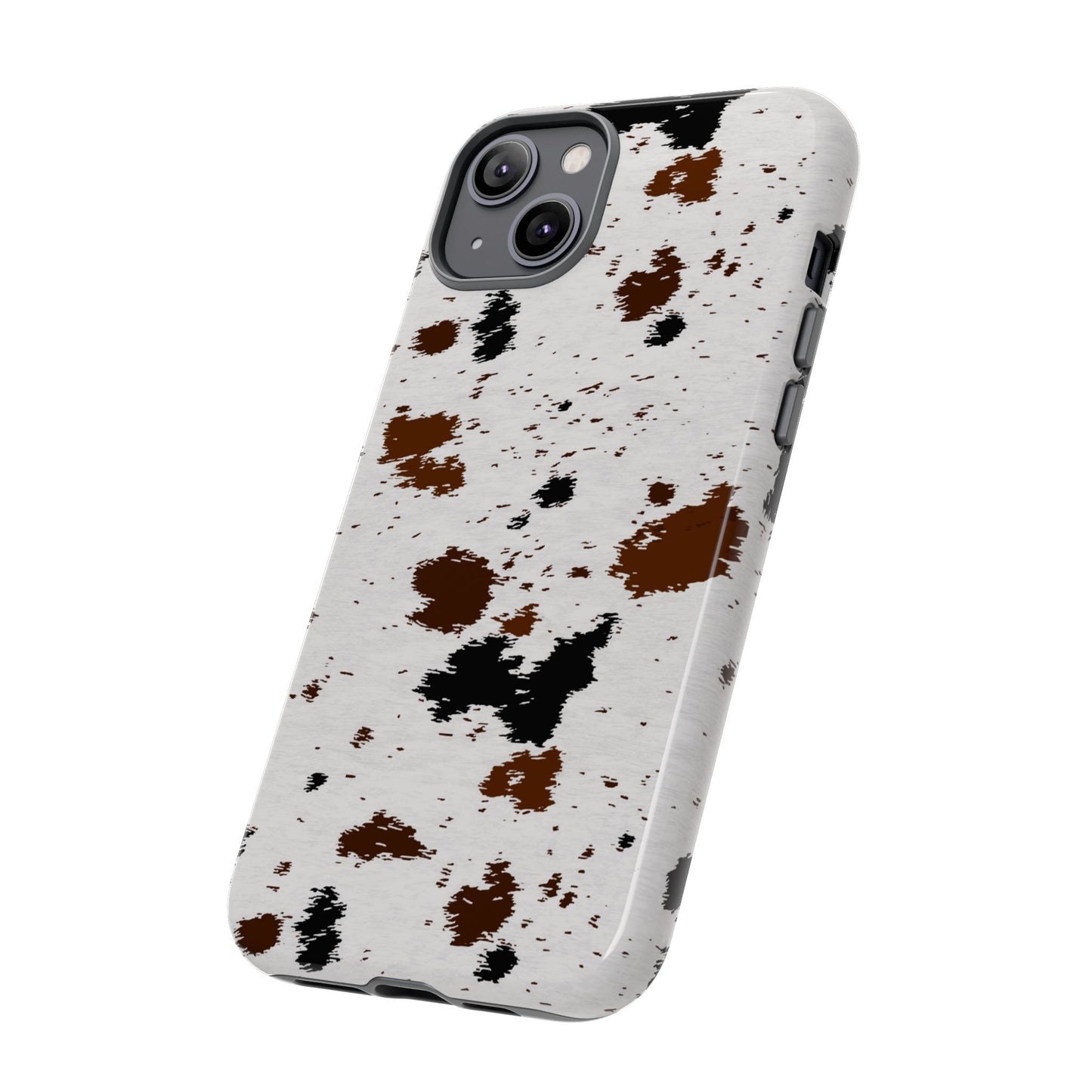 iPHONE Cow Print Tough Phone Case l GIFT FOR HIM AND HER