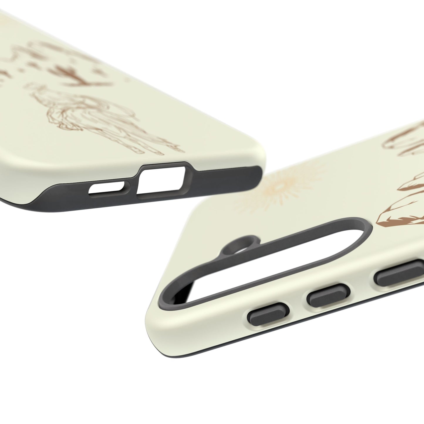 SAMSUNG Cowboy Riding into the Sunset Tough Phone Case