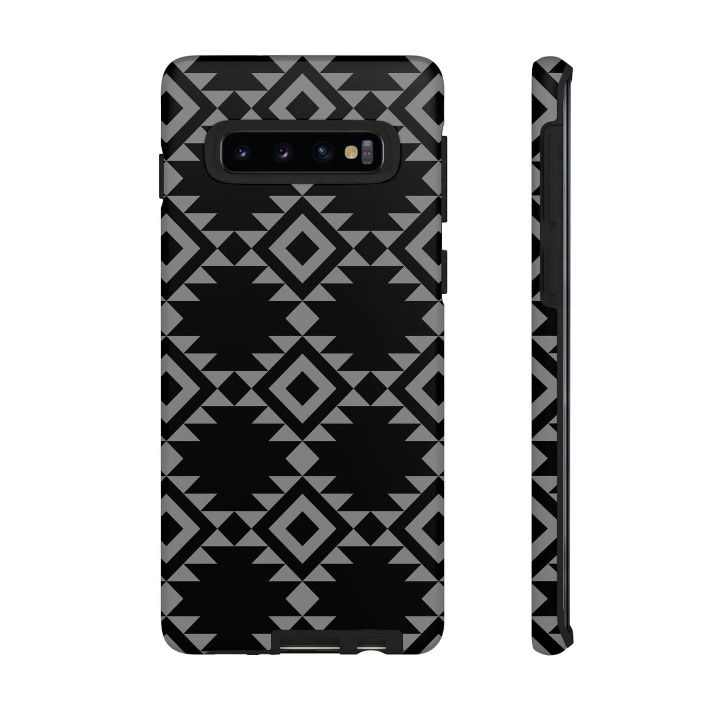 SAMSUNG Tribal Pattern Black and Grey Tough Phone Case | MADE FOR HIM AND HER