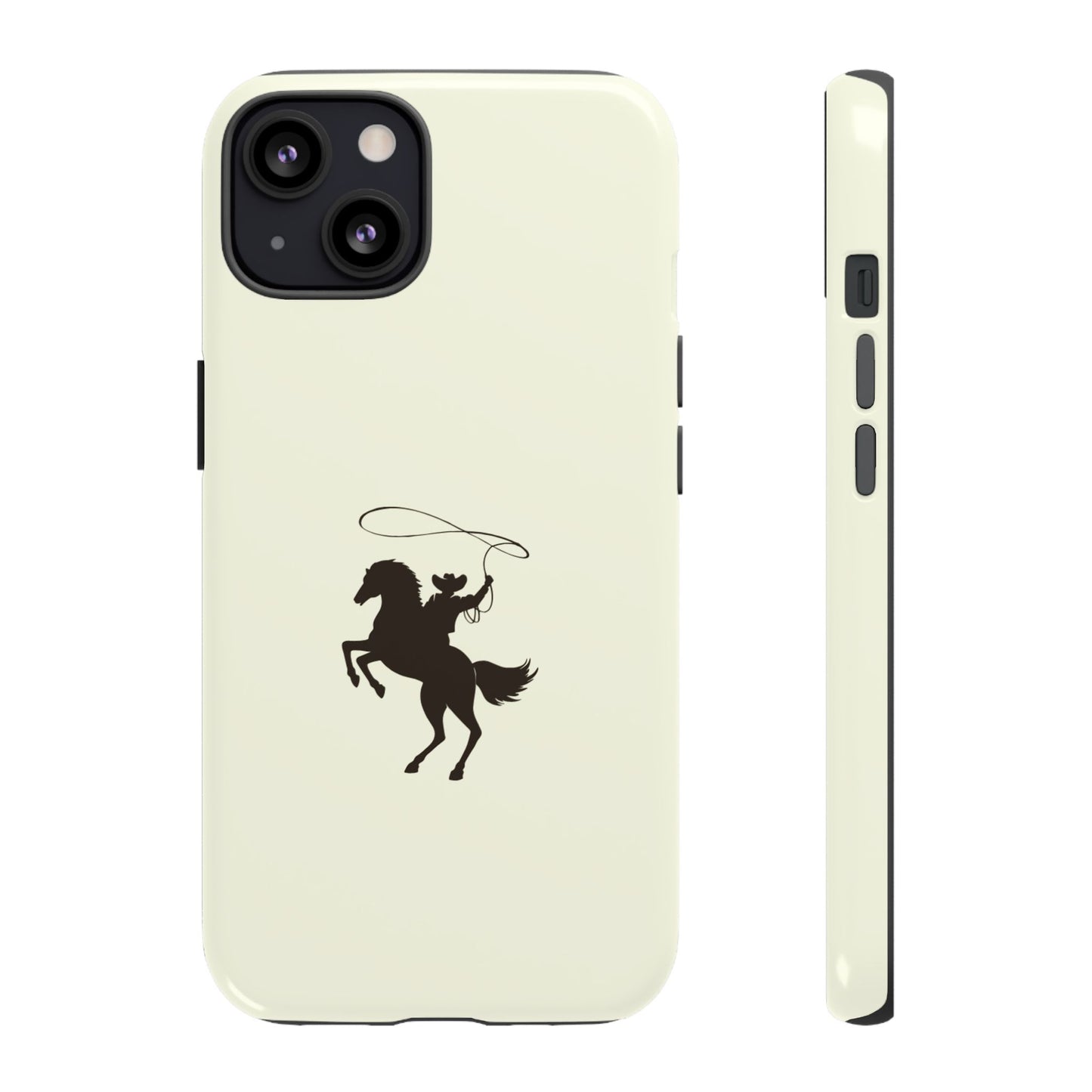 iPHONE Western Horse Rider Phone Case l Durable Phone Cover, Cowboy Style, Tough Case