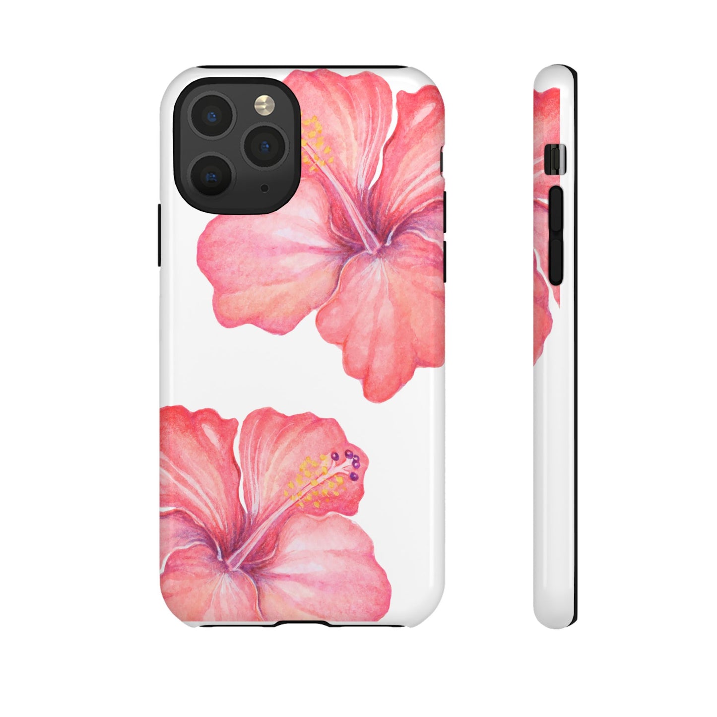 iPHONE Hibiscus Tough Case l Summer Vibe Mobile Case