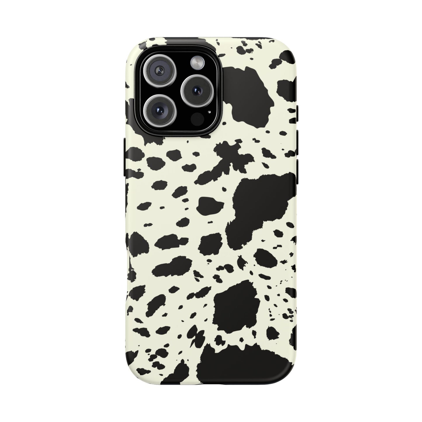 iPHONE Cow Print Tough Phone Cases l Durable Protection