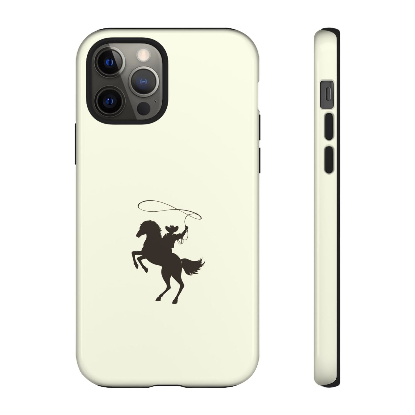 iPHONE Western Horse Rider Phone Case l Durable Phone Cover, Cowboy Style, Tough Case