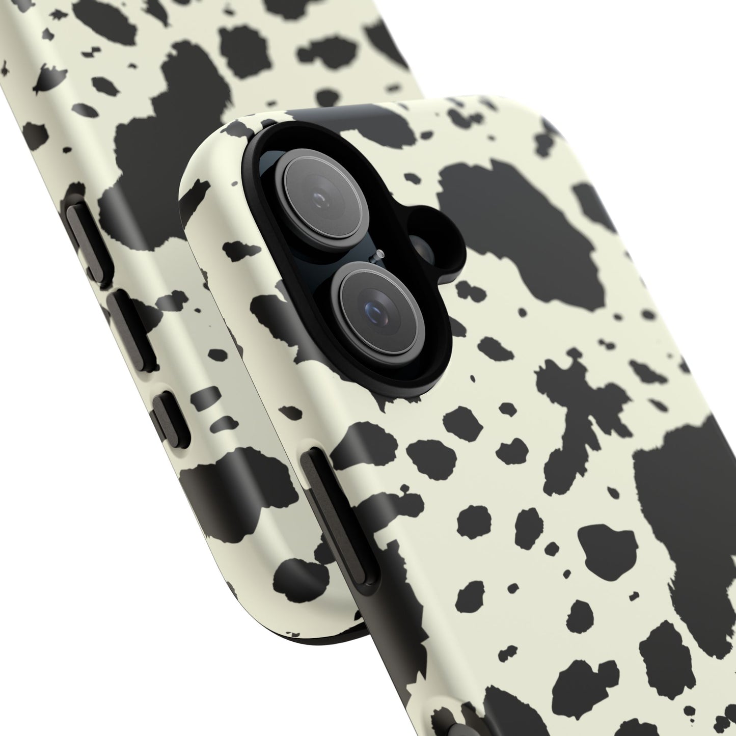 iPHONE Cow Print Tough Phone Cases l Durable Protection