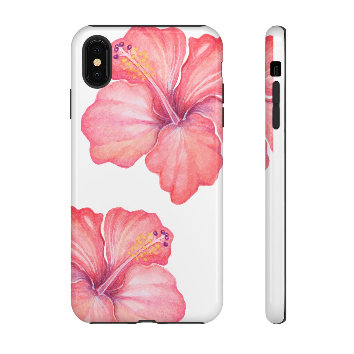 iPHONE Hibiscus Tough Case l Summer Vibe Mobile Case