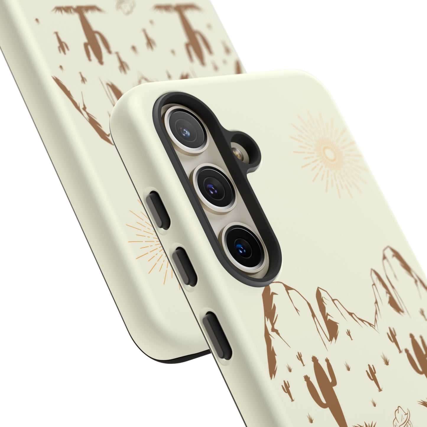 SAMSUNG Cowboy Riding into the Sunset Tough Phone Case