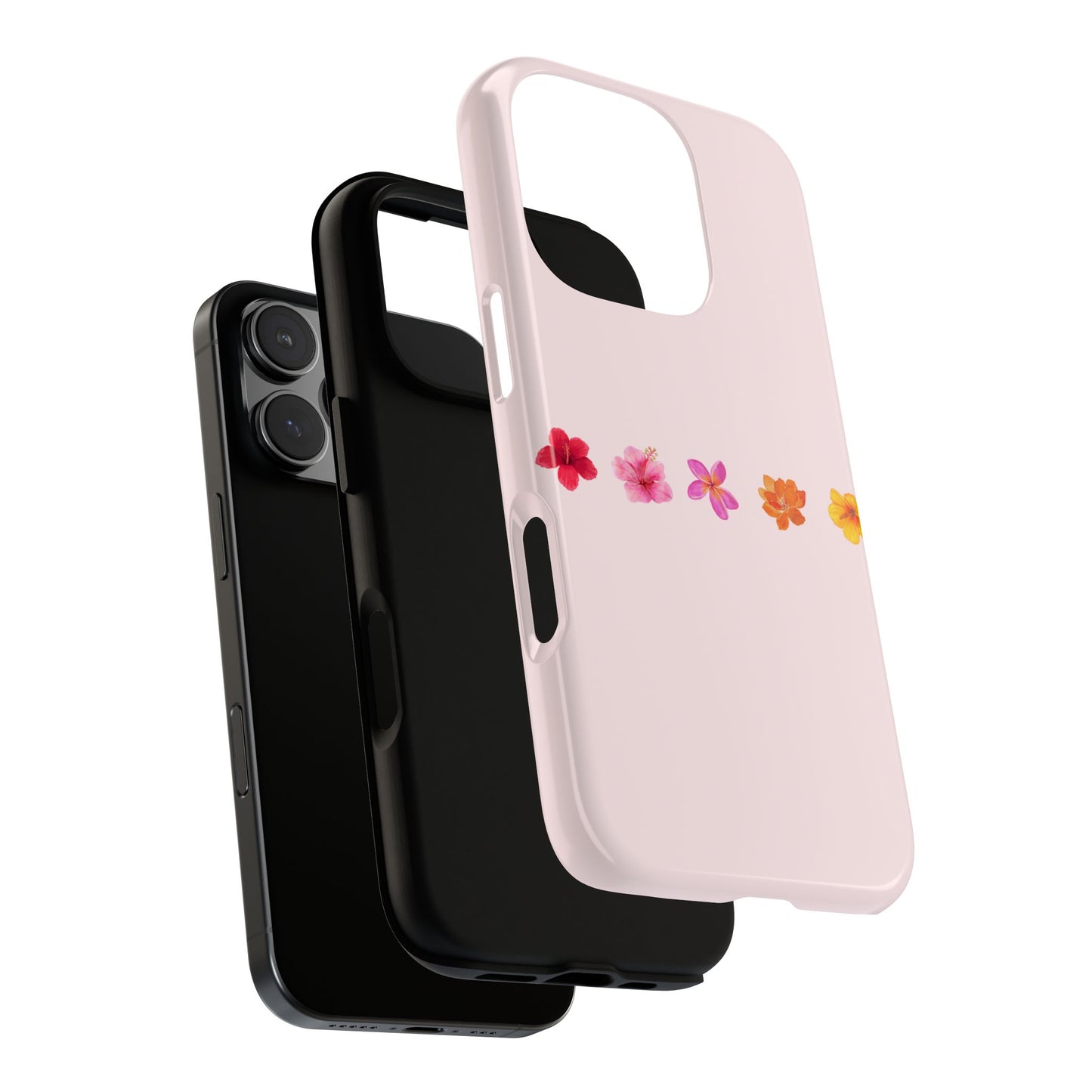 iPHONE Flower-Patterned Phone Case l Tough Cases for Women