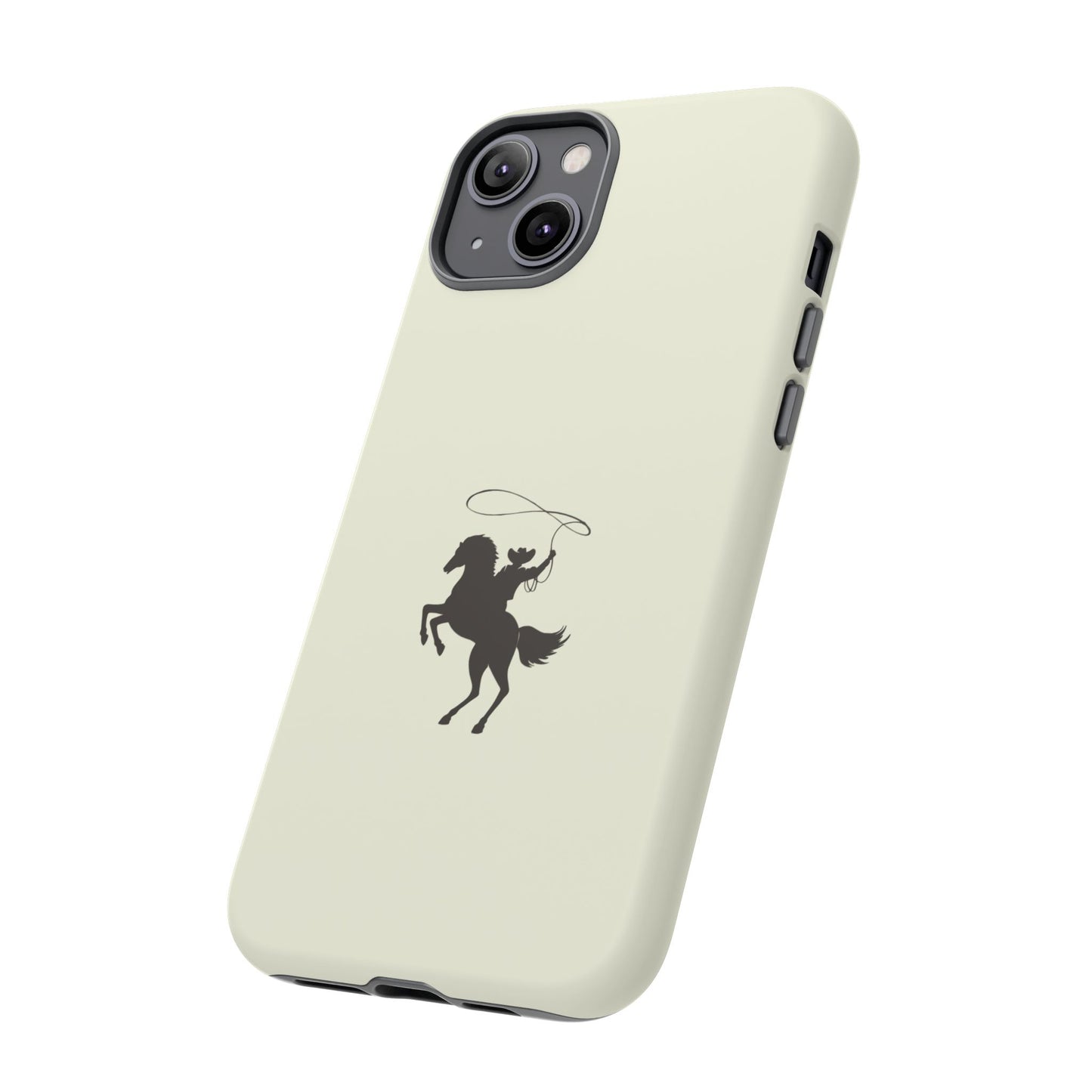 iPHONE Western Horse Rider Phone Case l Durable Phone Cover, Cowboy Style, Tough Case