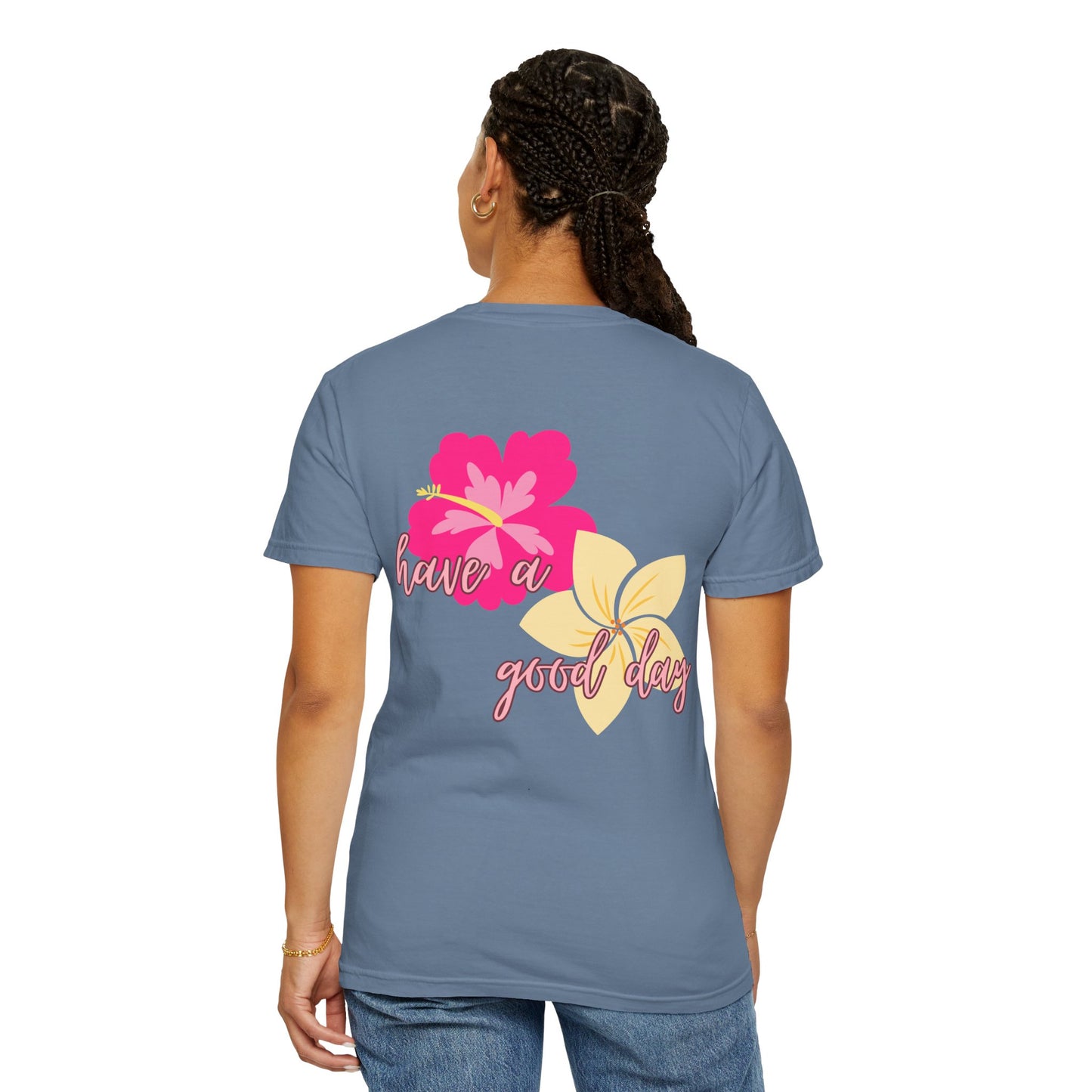 T-Shirt with Floral Print l Cheery Apparel for Summer, Casual Style