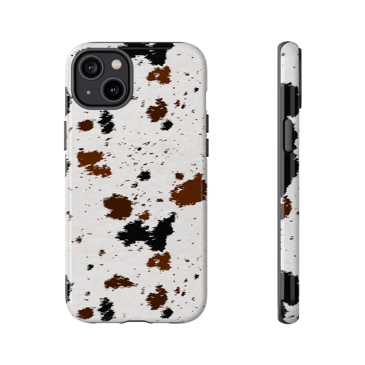 iPHONE Cow Print Tough Phone Case l GIFT FOR HIM AND HER