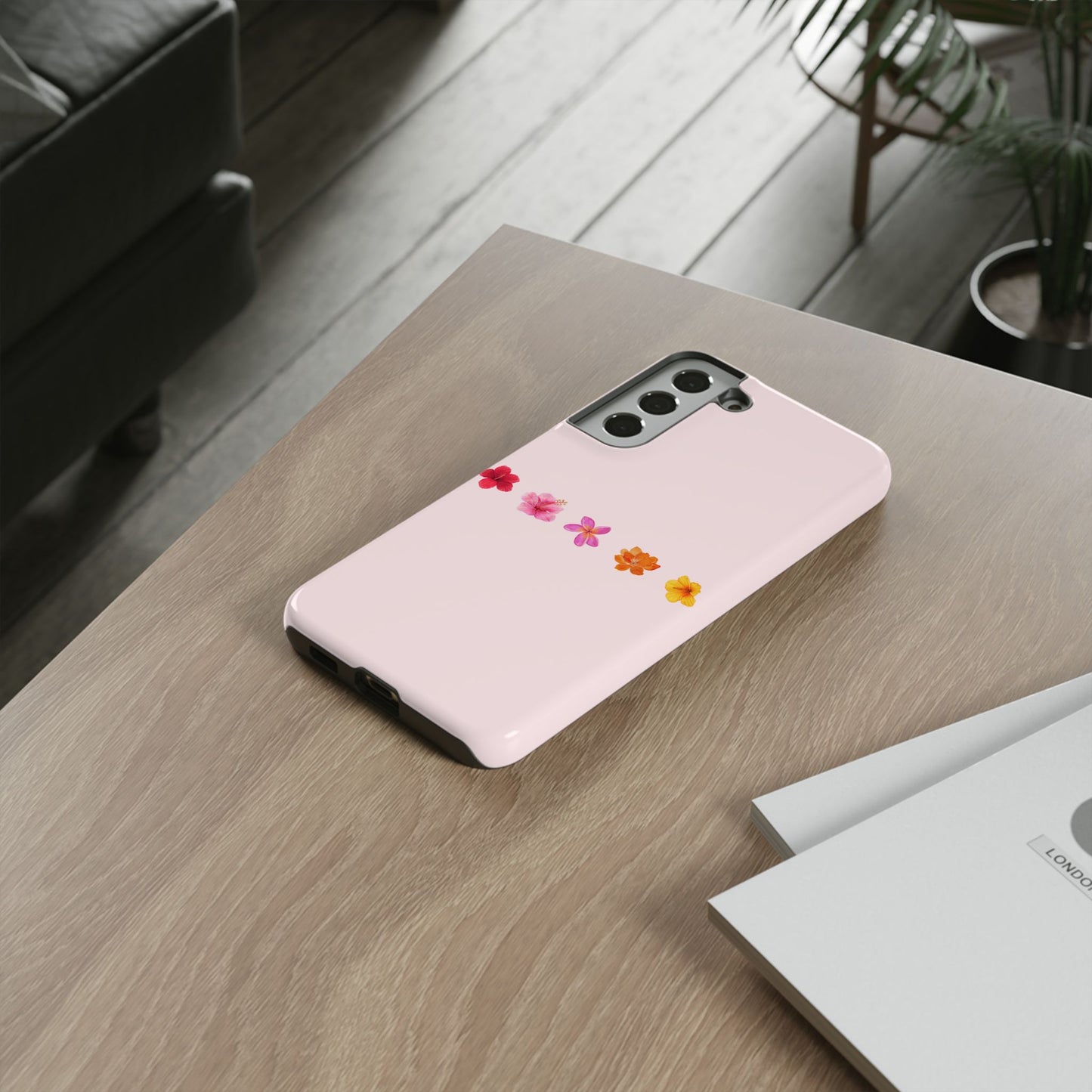 SAMSUNG Flower-Patterned Phone Case l Tough Cases for Women