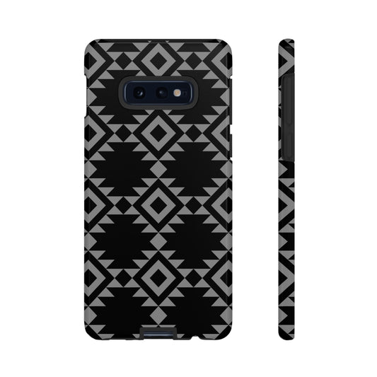 SAMSUNG Tribal Pattern Black and Grey Tough Phone Case | MADE FOR HIM AND HER