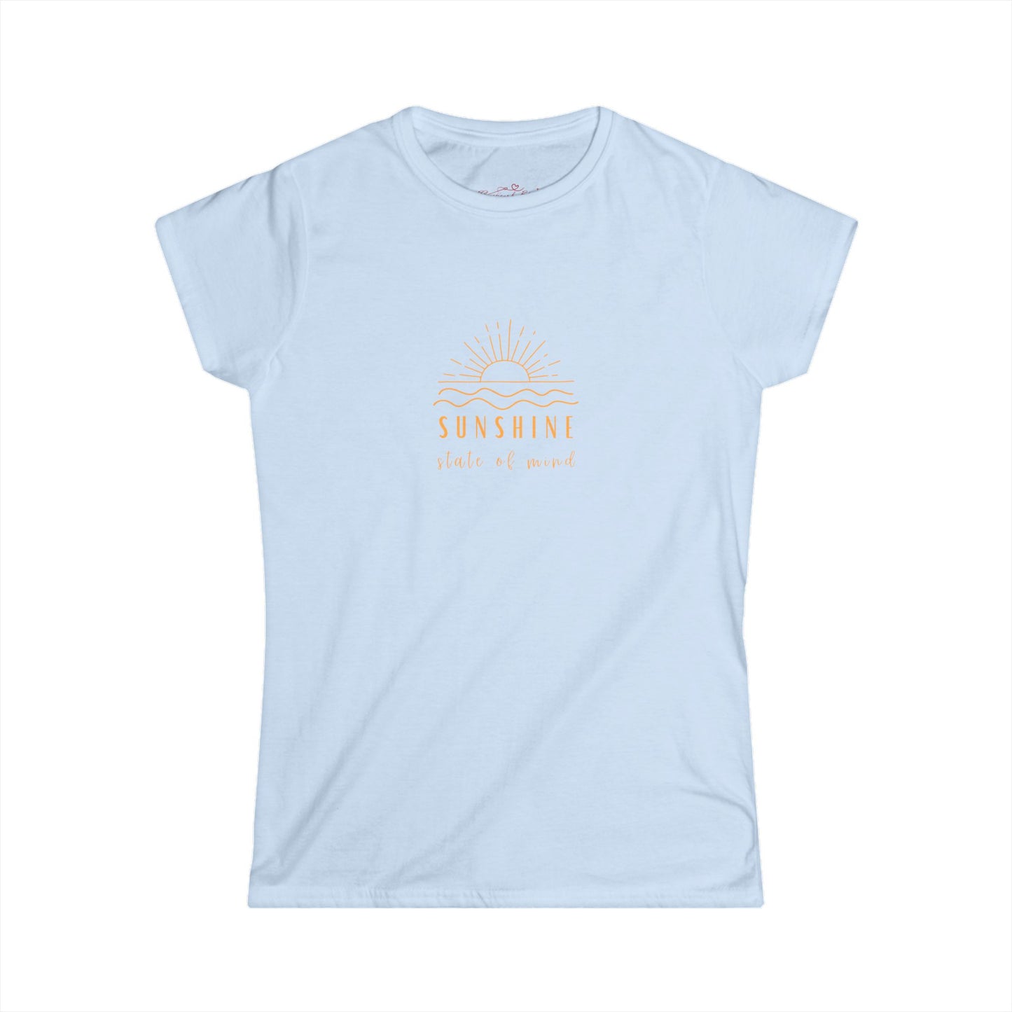 Sunshine Women's Softstyle Tee - Bright and Cheerful Top for Summer Days