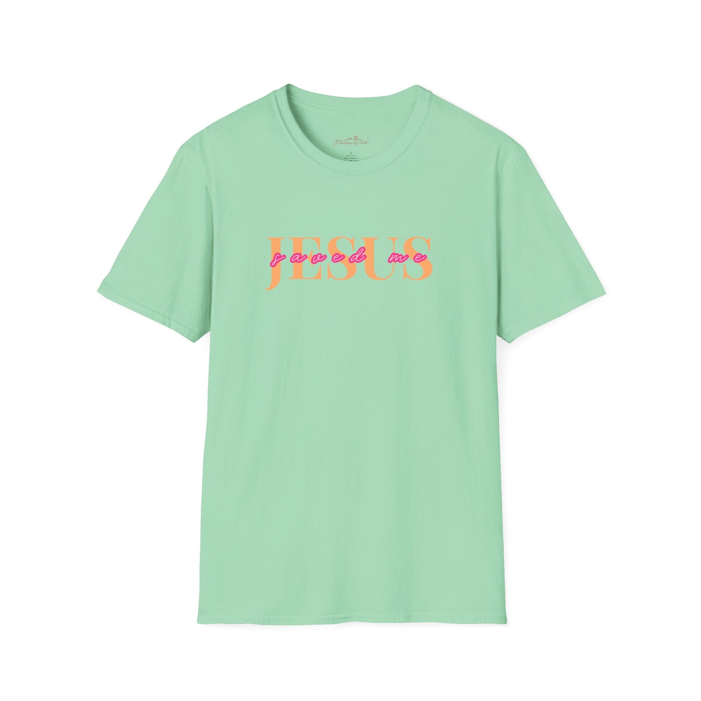 "Jesus Saved Me" - Soft Style T-Shirt l Perfect for Everyday Wear
