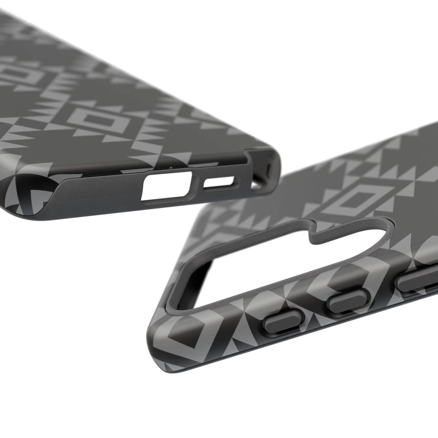 SAMSUNG Tribal Pattern Black and Grey Tough Phone Case | MADE FOR HIM AND HER