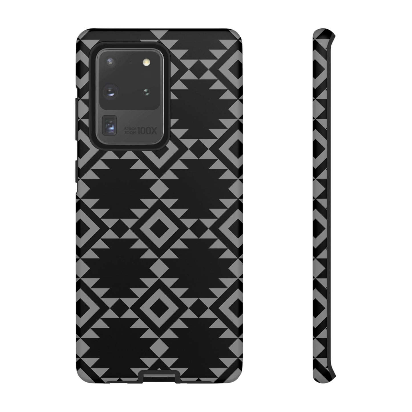 SAMSUNG Tribal Pattern Black and Grey Tough Phone Case | MADE FOR HIM AND HER