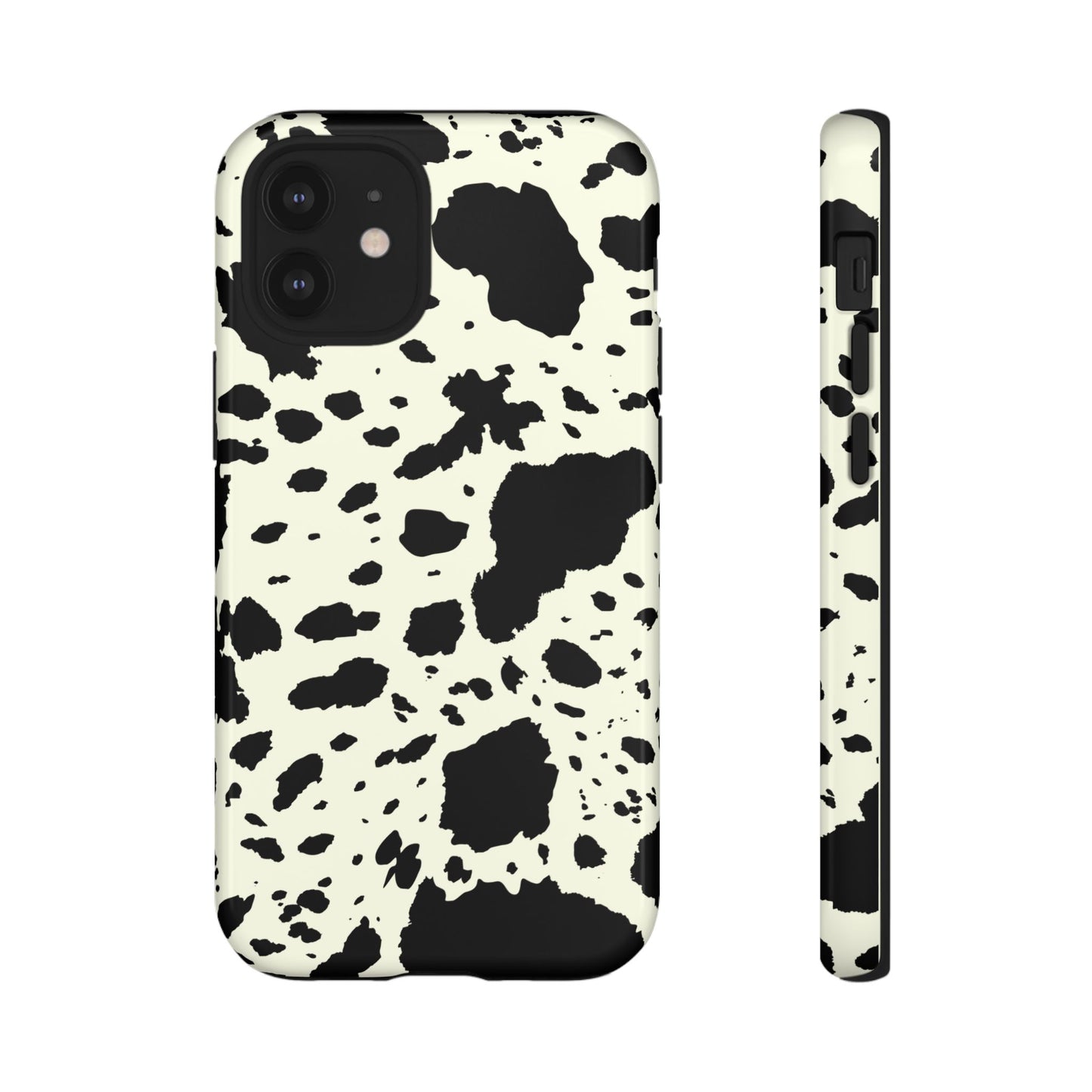 iPHONE Cow Print Tough Phone Cases l Durable Protection
