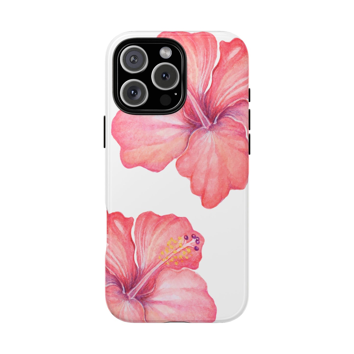 iPHONE Hibiscus Tough Case l Summer Vibe Mobile Case