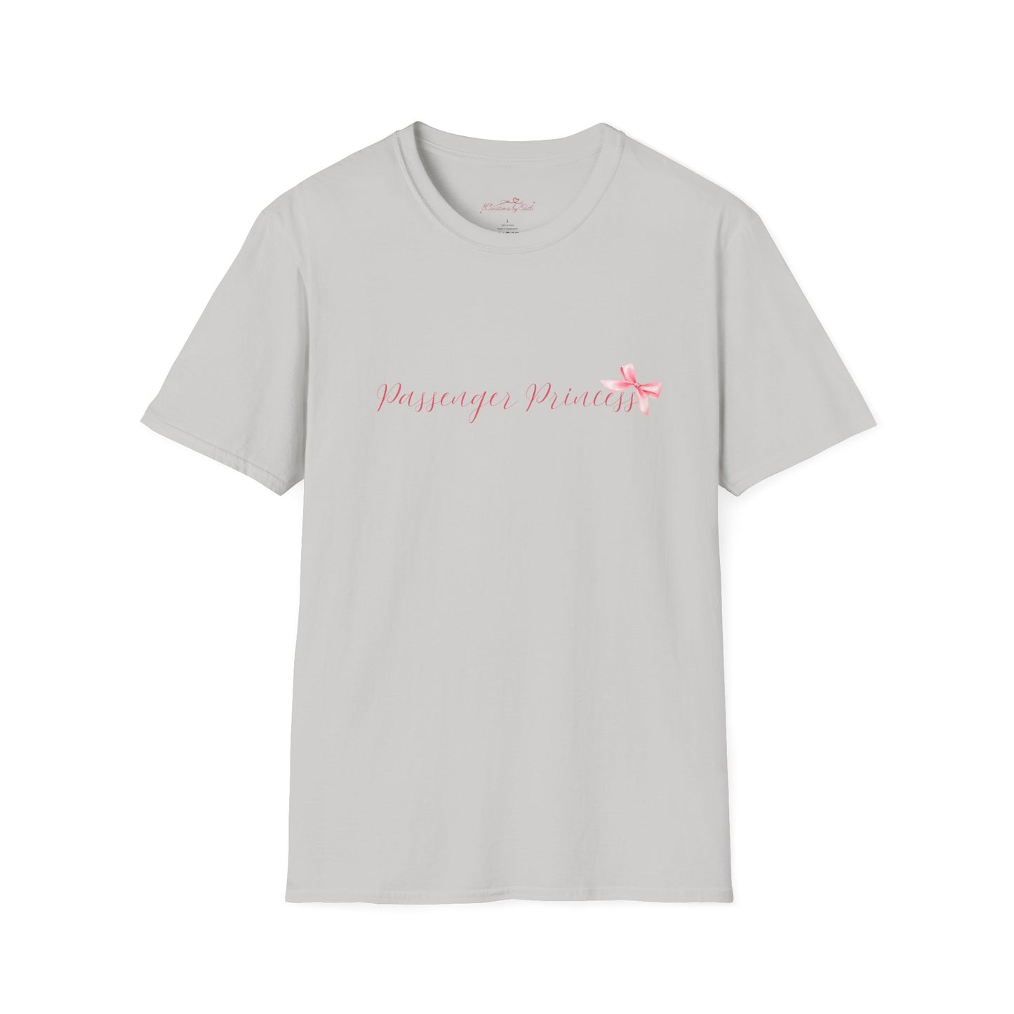 "Passenger Princess" Softstyle T-Shirt - Cute Graphic Tee for Casual Vibes