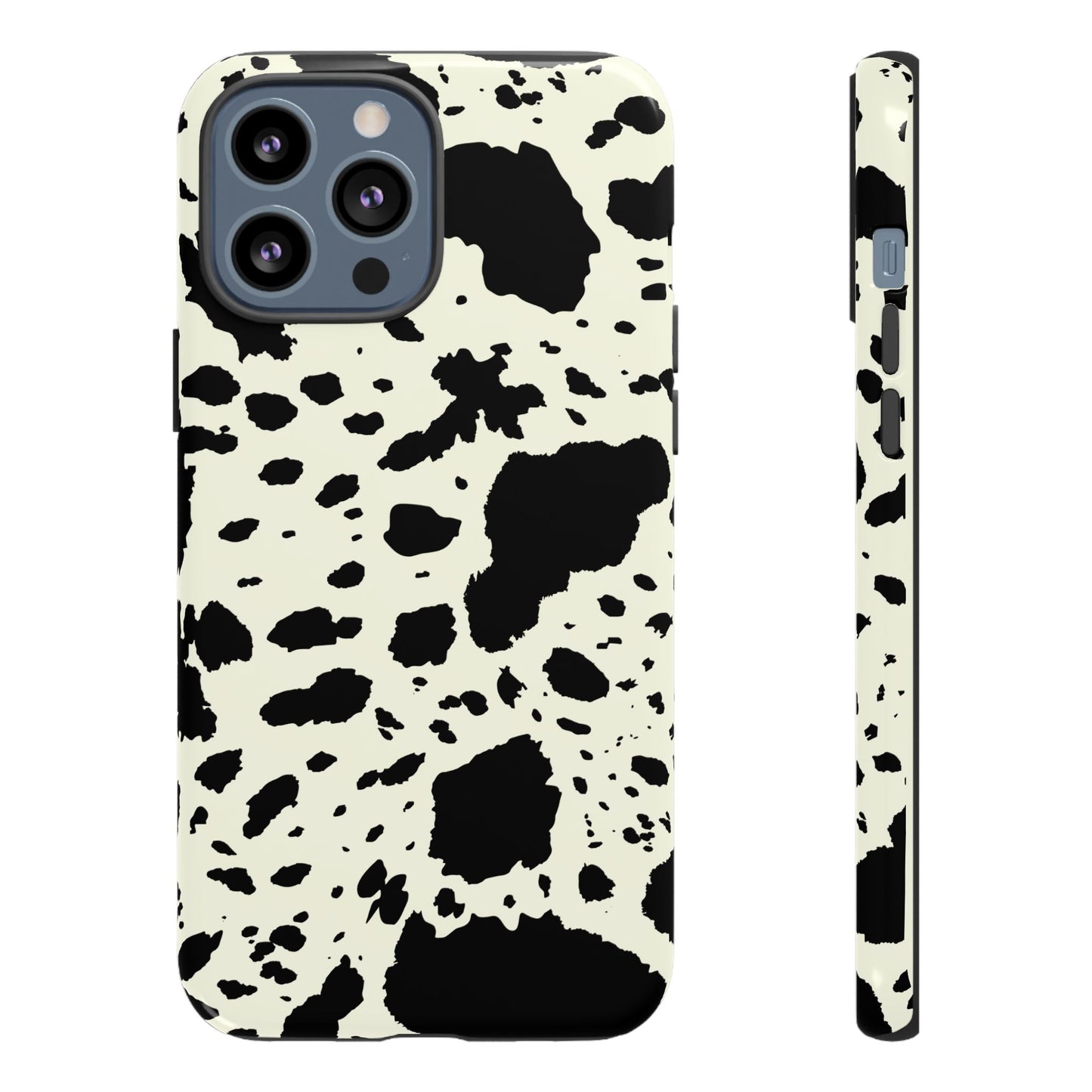 iPHONE Cow Print Tough Phone Cases l Durable Protection