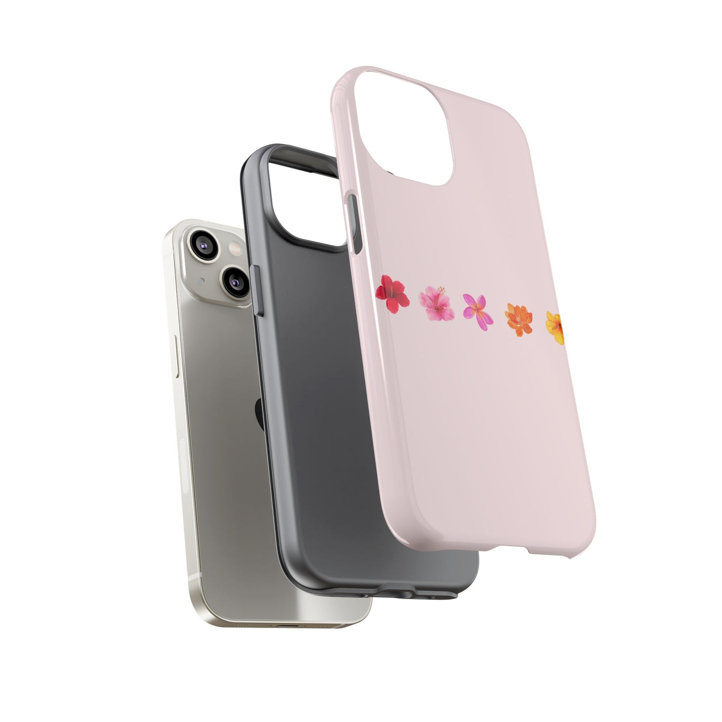 iPHONE Flower-Patterned Phone Case l Tough Cases for Women