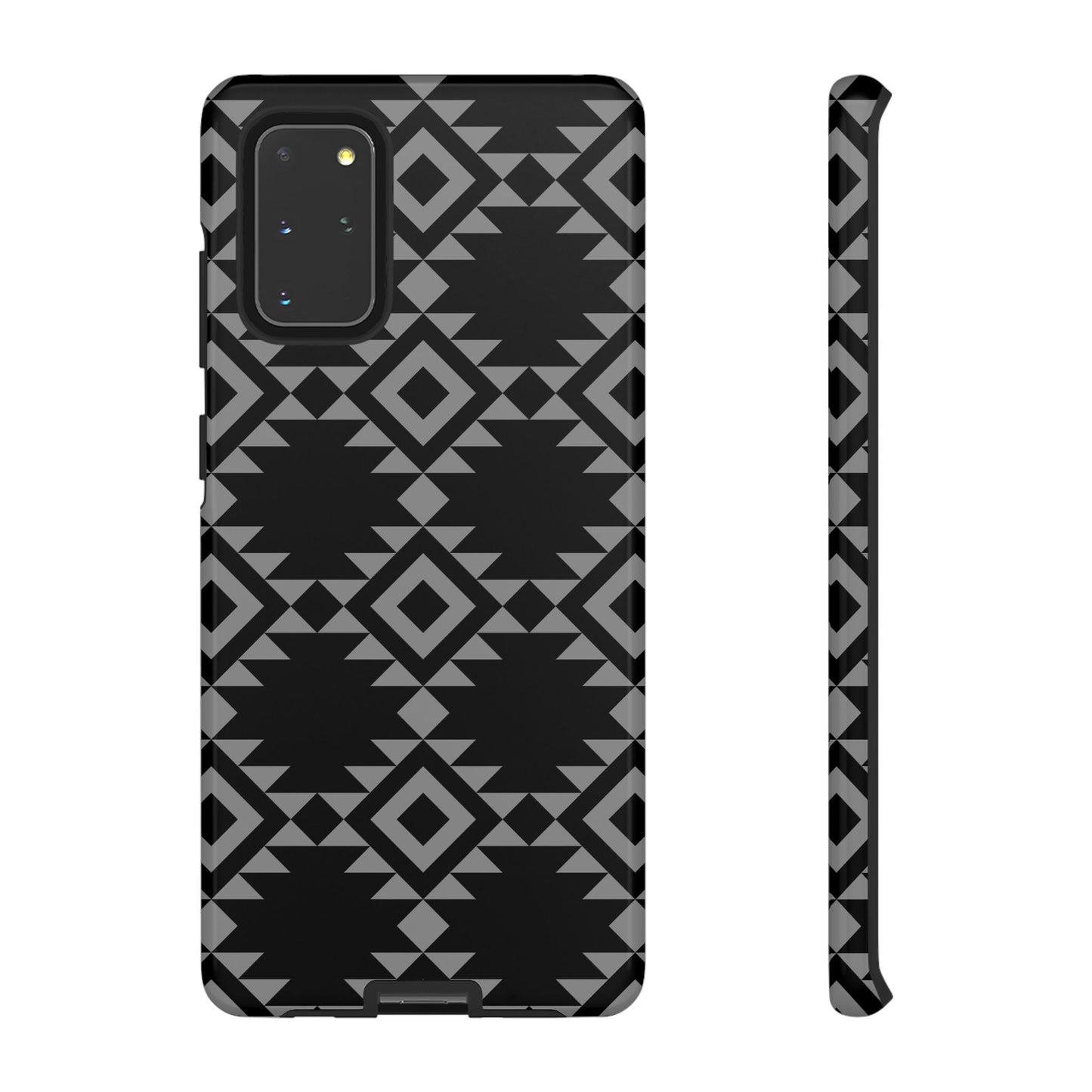 SAMSUNG Tribal Pattern Black and Grey Tough Phone Case | MADE FOR HIM AND HER