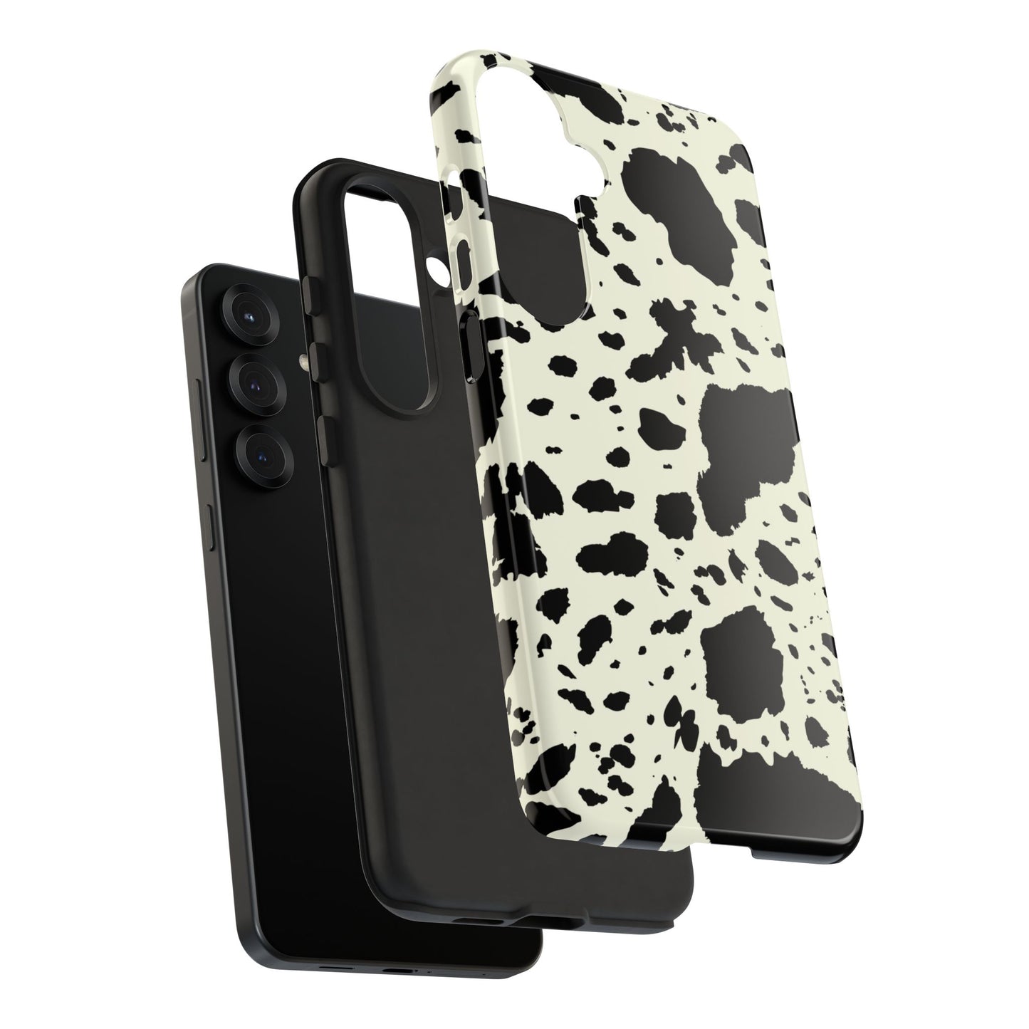 SAMSUNG Cow Print Tough Phone Cases l Durable Protection